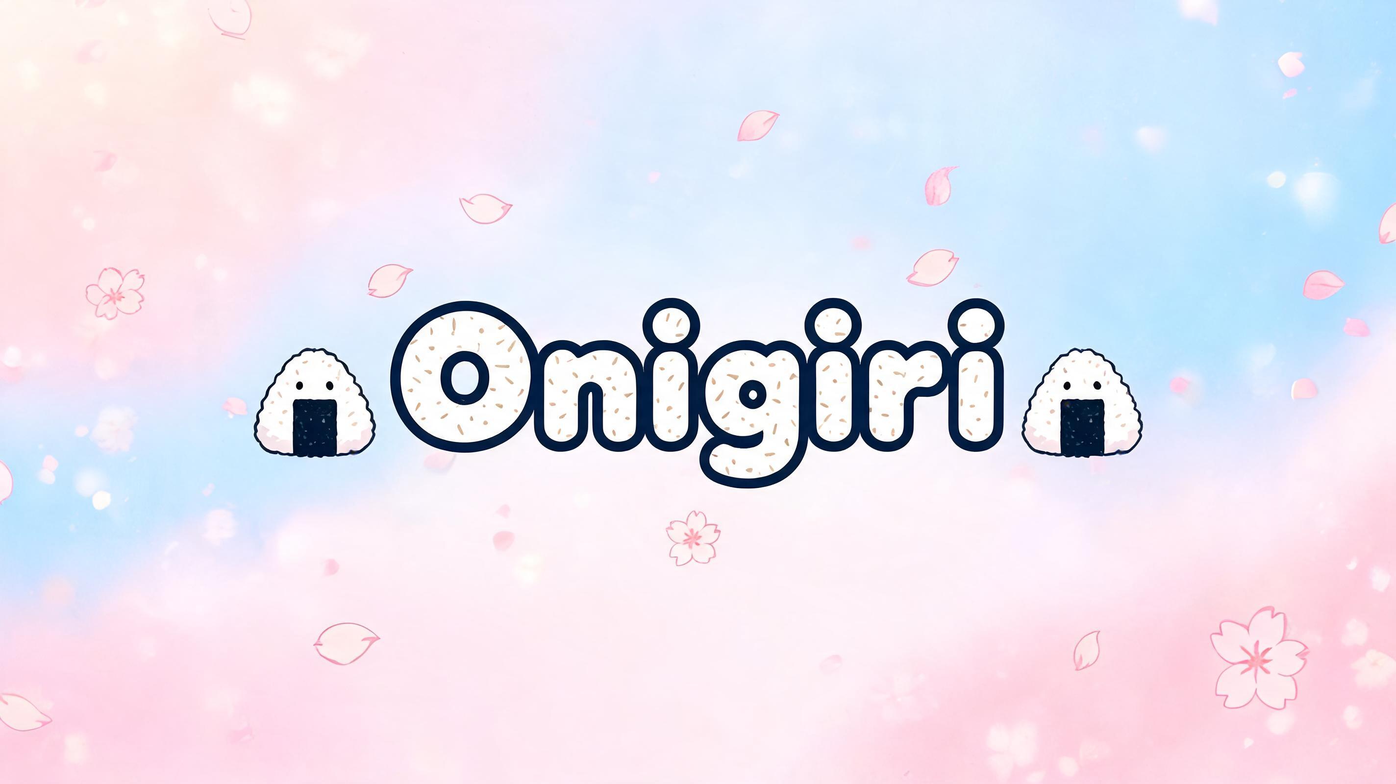 "Onigiri" — Gothic text effect