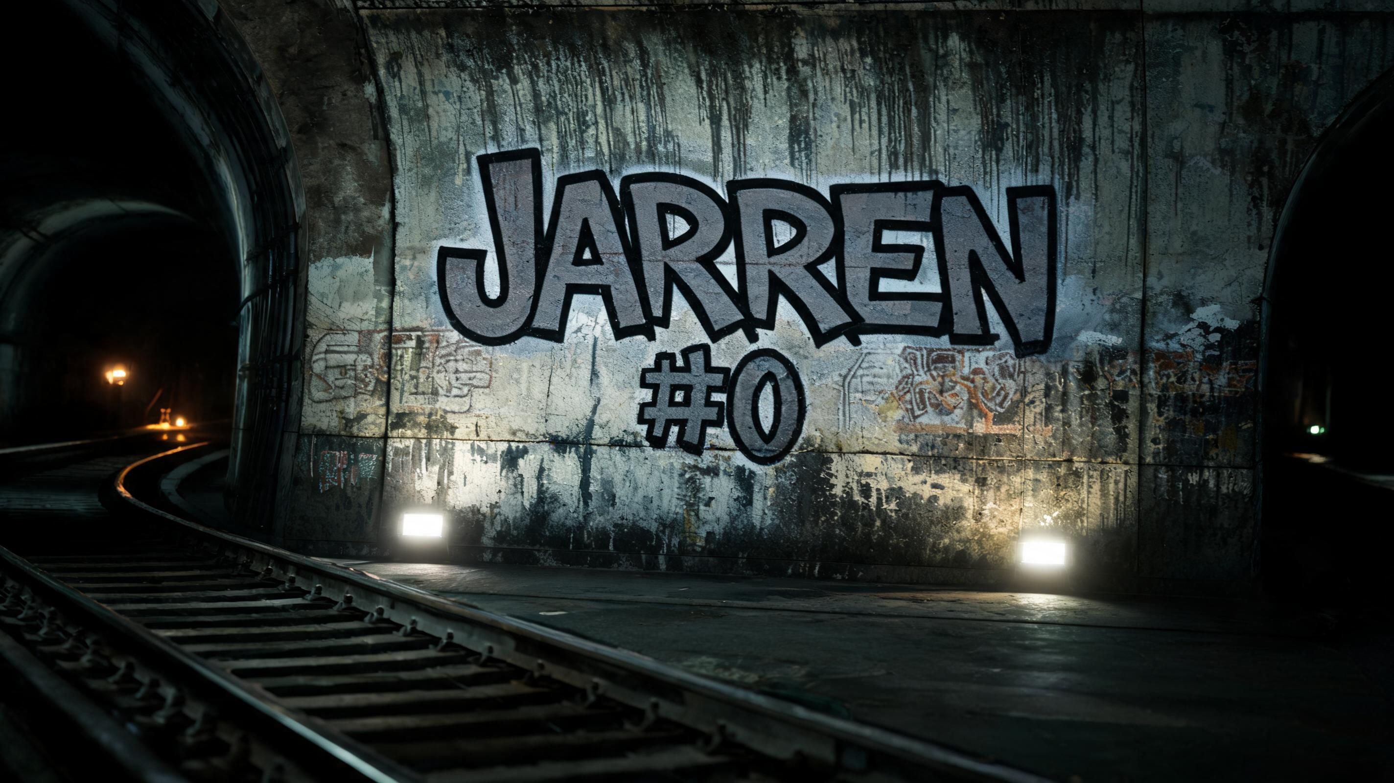 "JARREN 
    #0" —  | AI Text Effect Generator