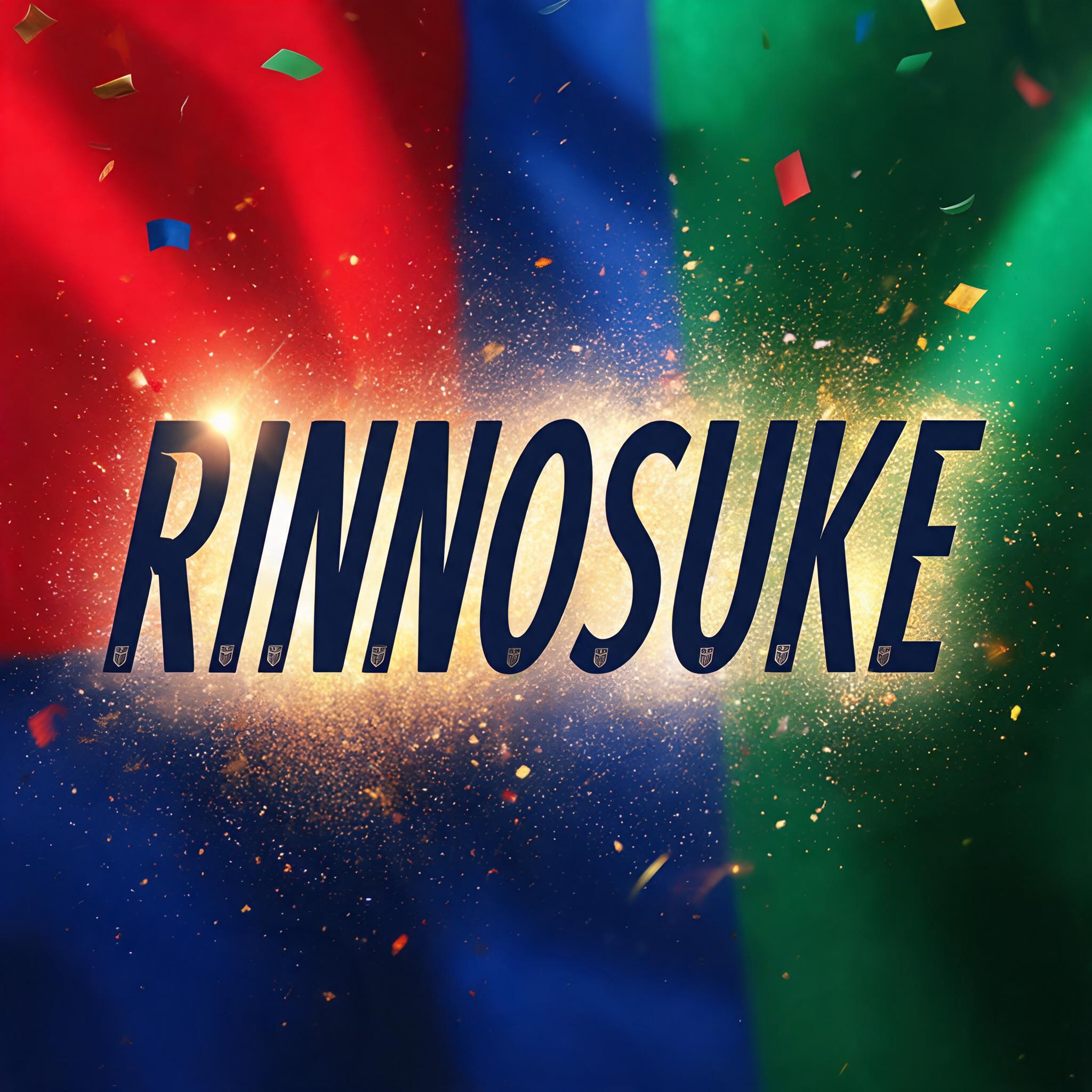 "RINNOSUKE" — Sports Football | AI Text Effect Generator