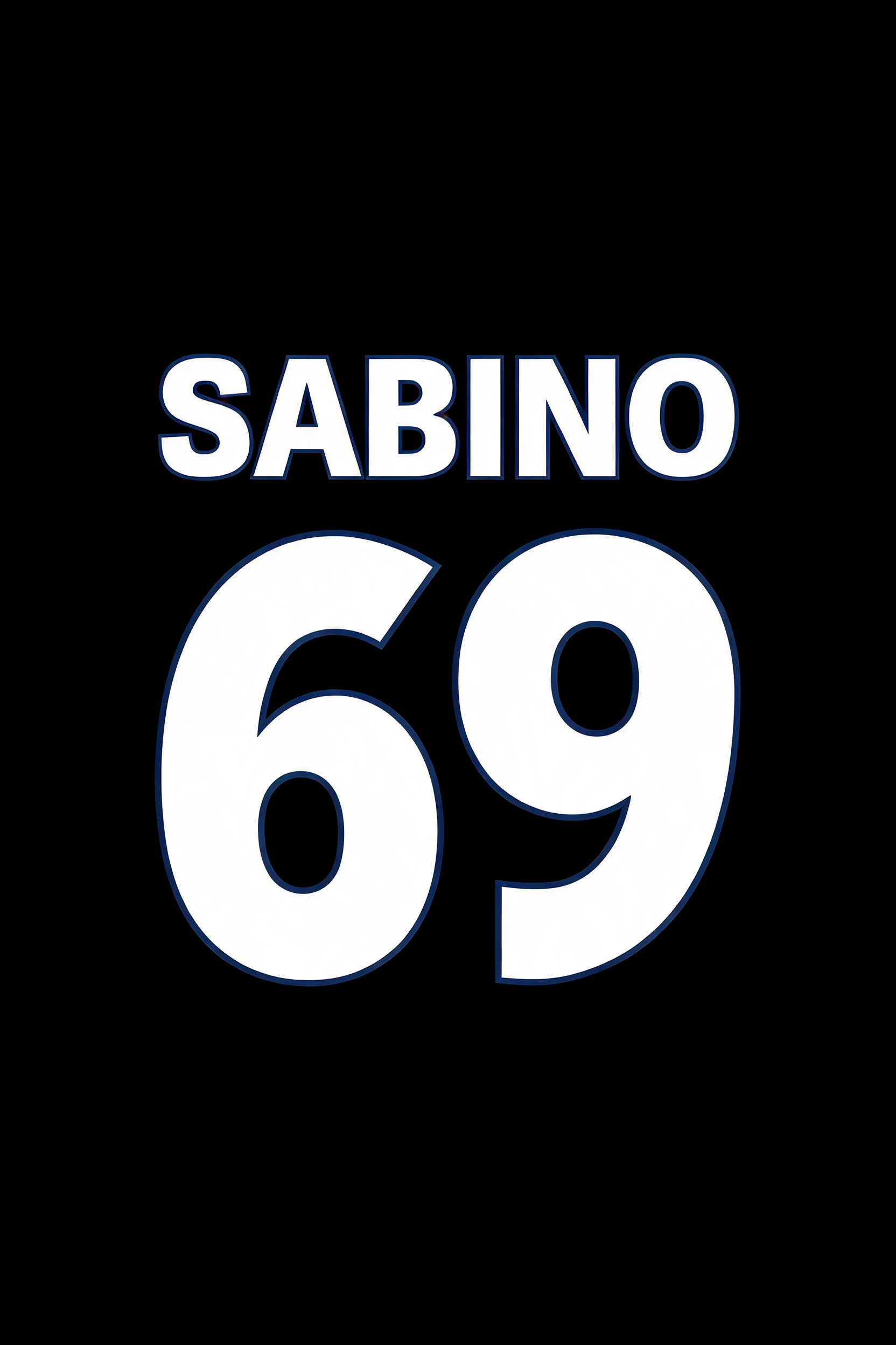 "SABINO
69" — Sports Football | AI Text Effect Generator