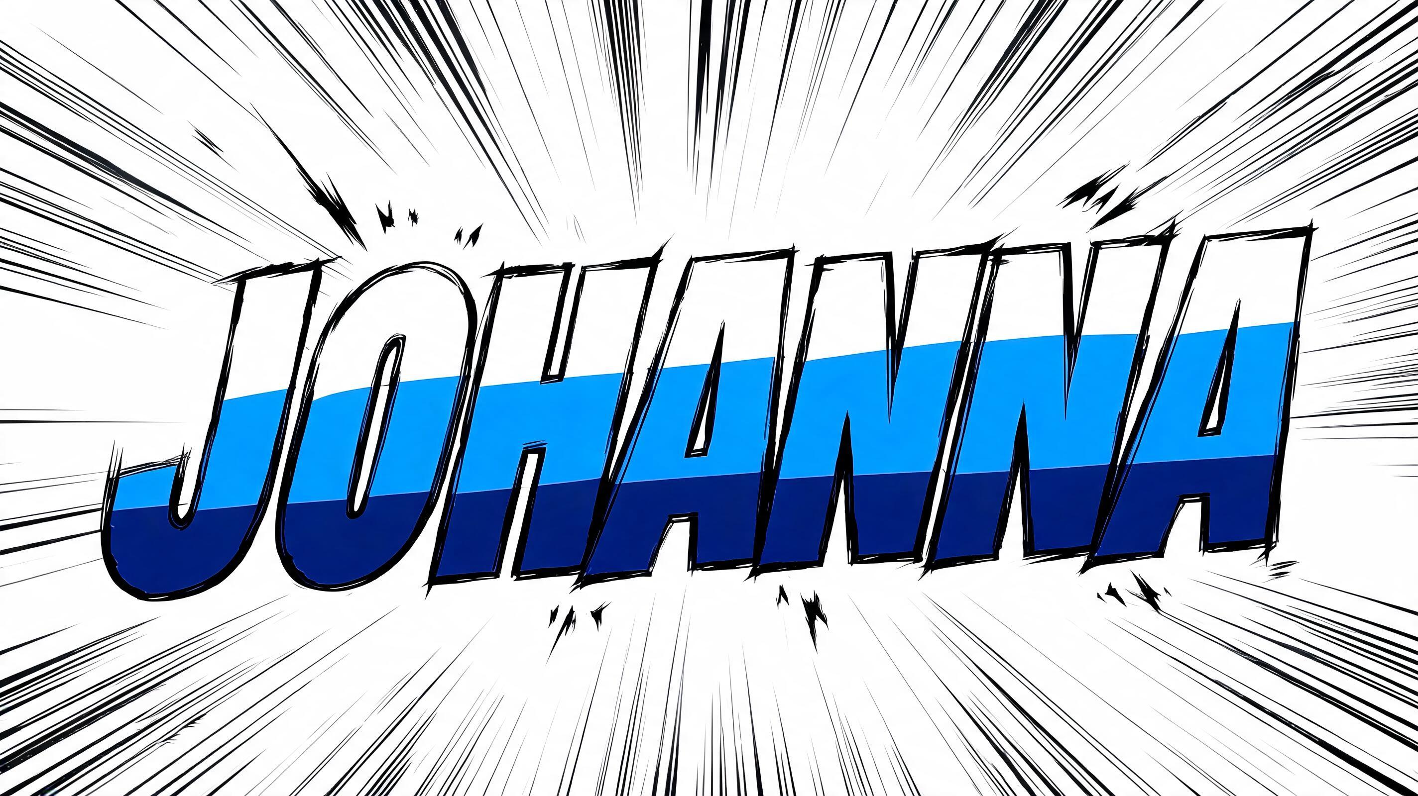 "JOHANNA" — Anime | AI Text Effect Generator
