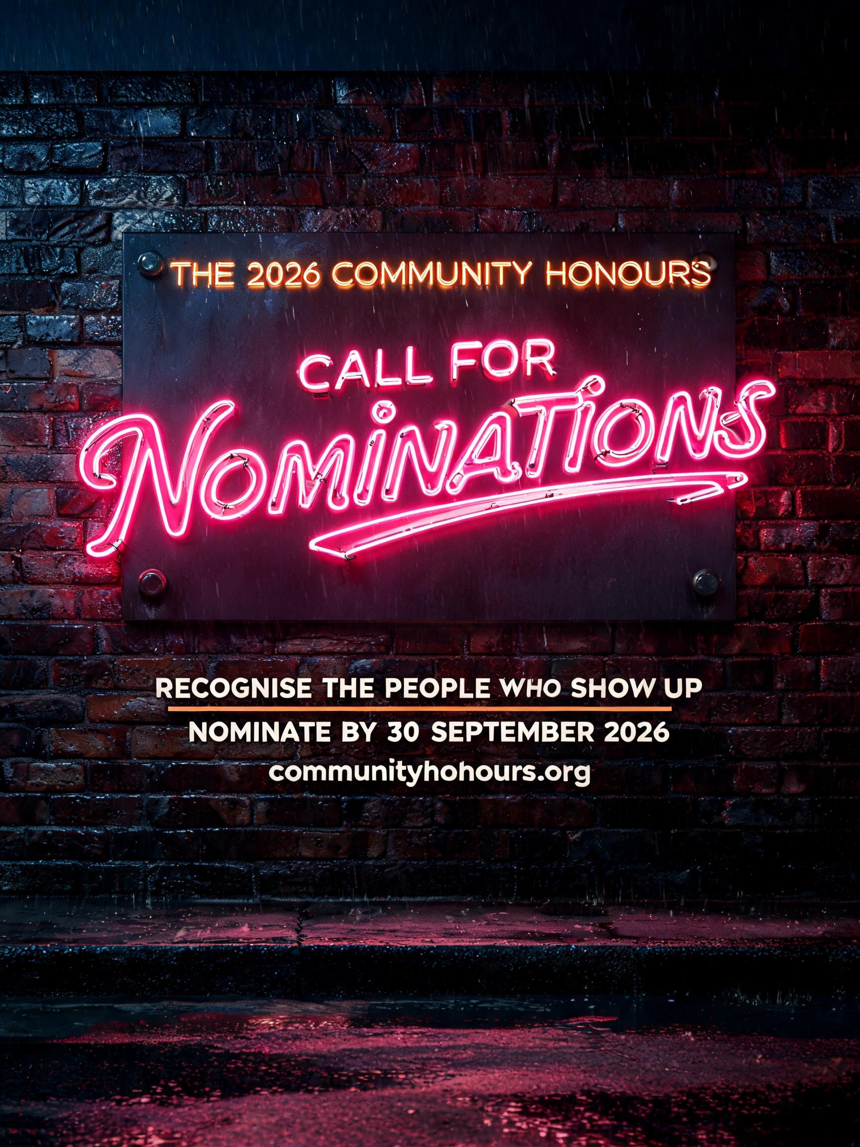 "CALL FOR NOMINATIONS" — Neon Sign | AI Text Effect Generator