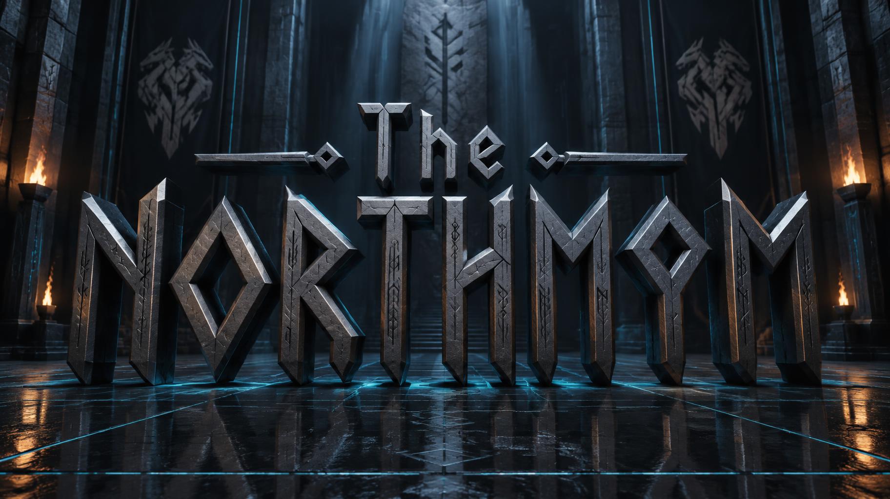 "The NORTHMAM" — Viking Runic | AI Text Effect Generator