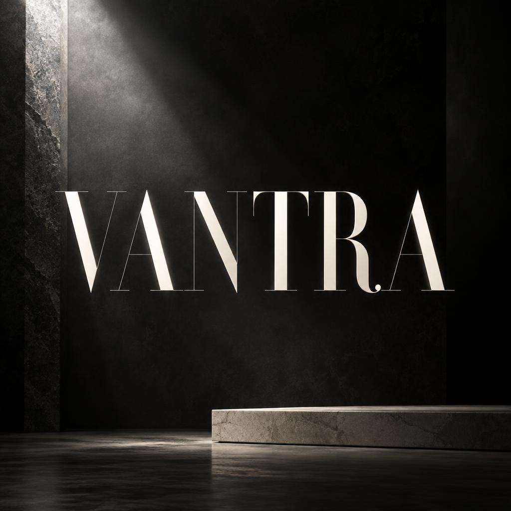 "VANTRA" —  | AI Text Effect Generator