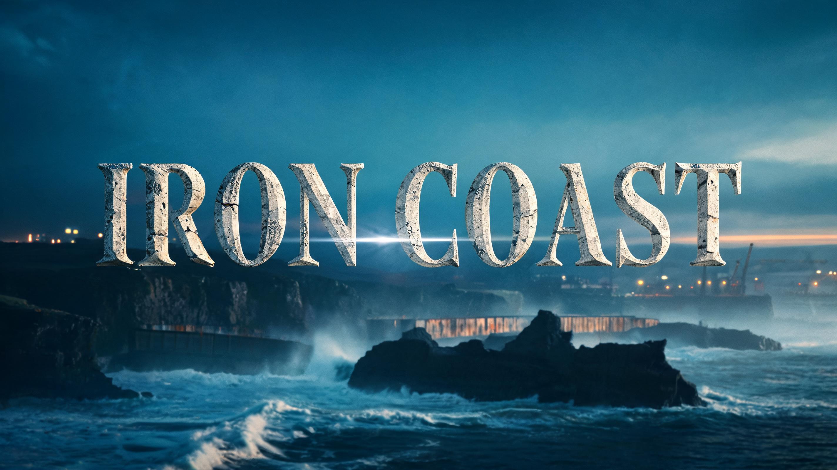 "IRON COAST" — Cinematic Netflix | AI Text Effect Generator