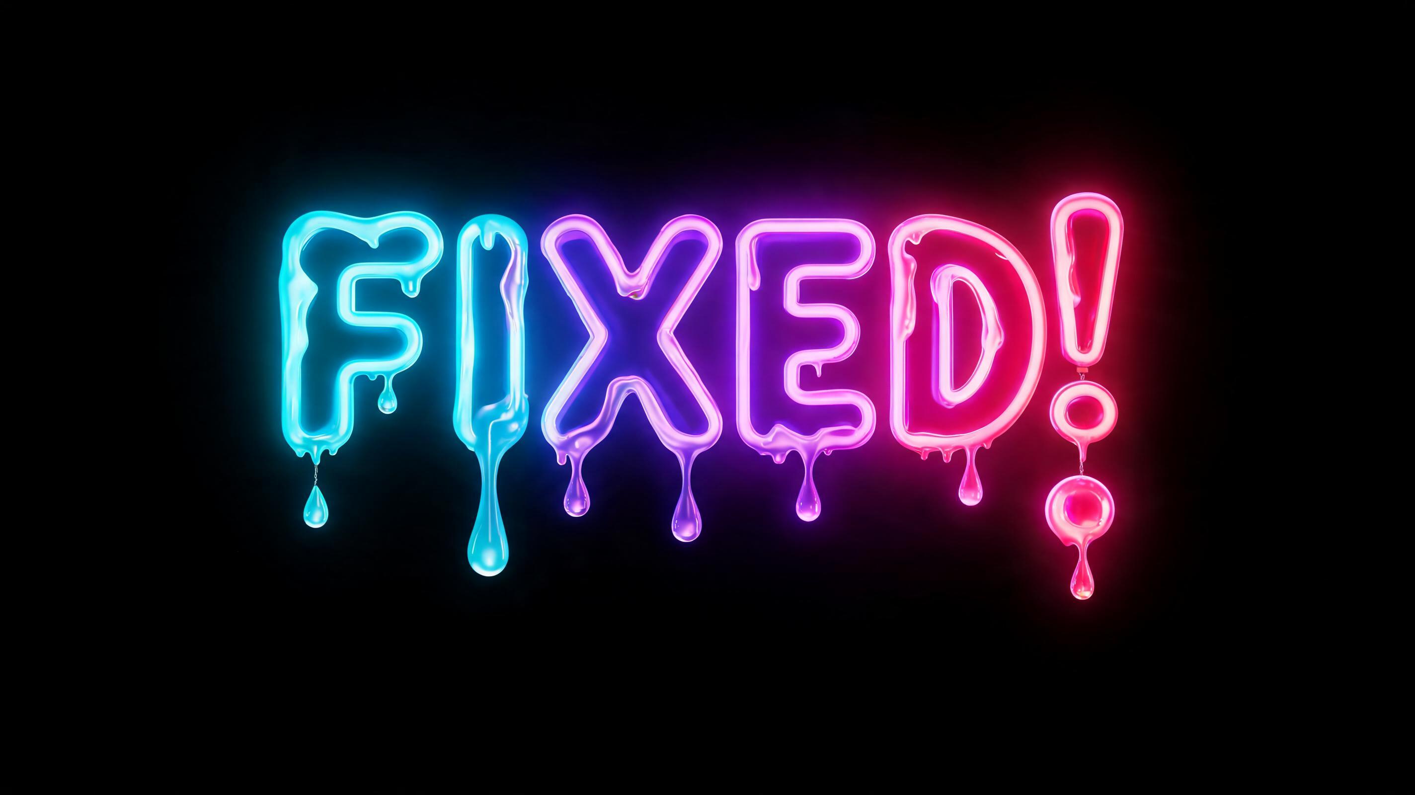 "FIXED!" — Drip Font Melting | AI Text Effect Generator