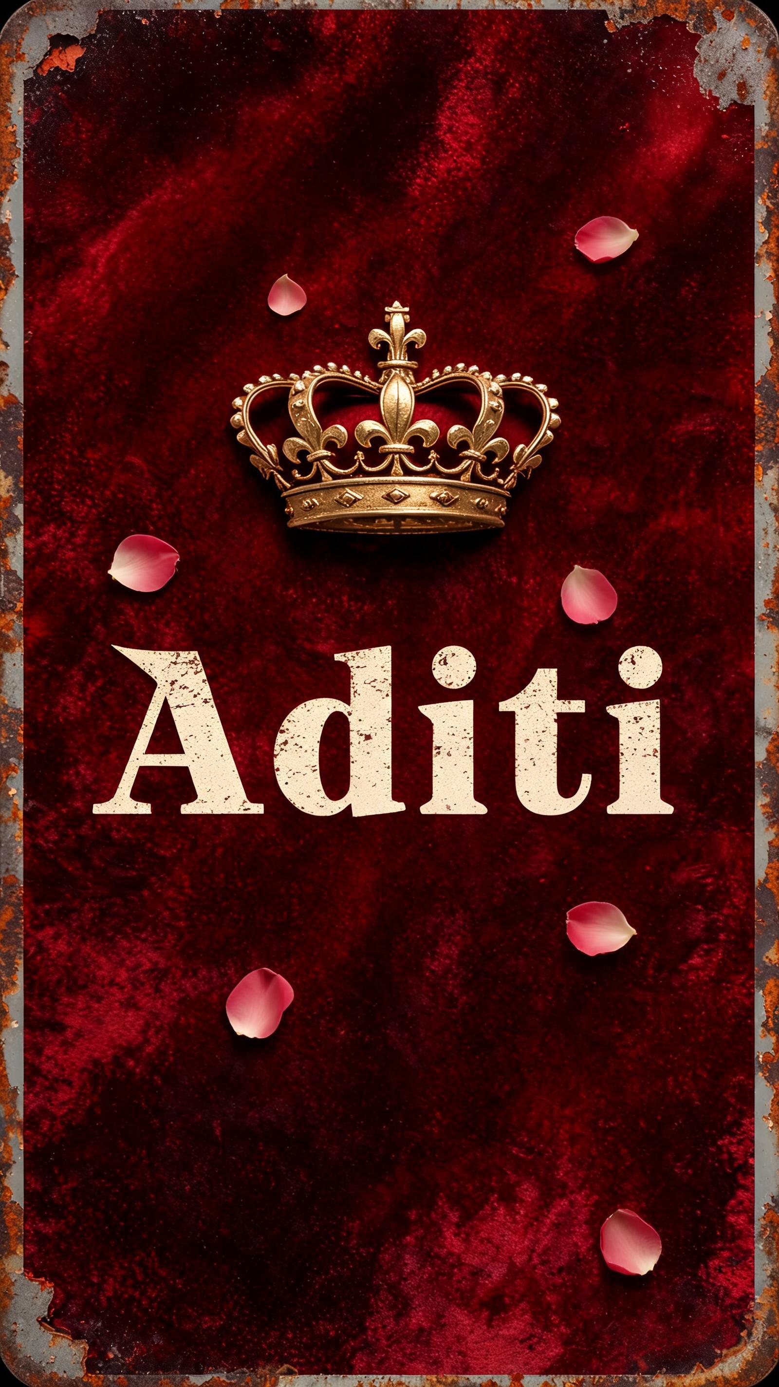 "Aᴅɪᴛɪ" — Vintage | AI Text Effect Generator