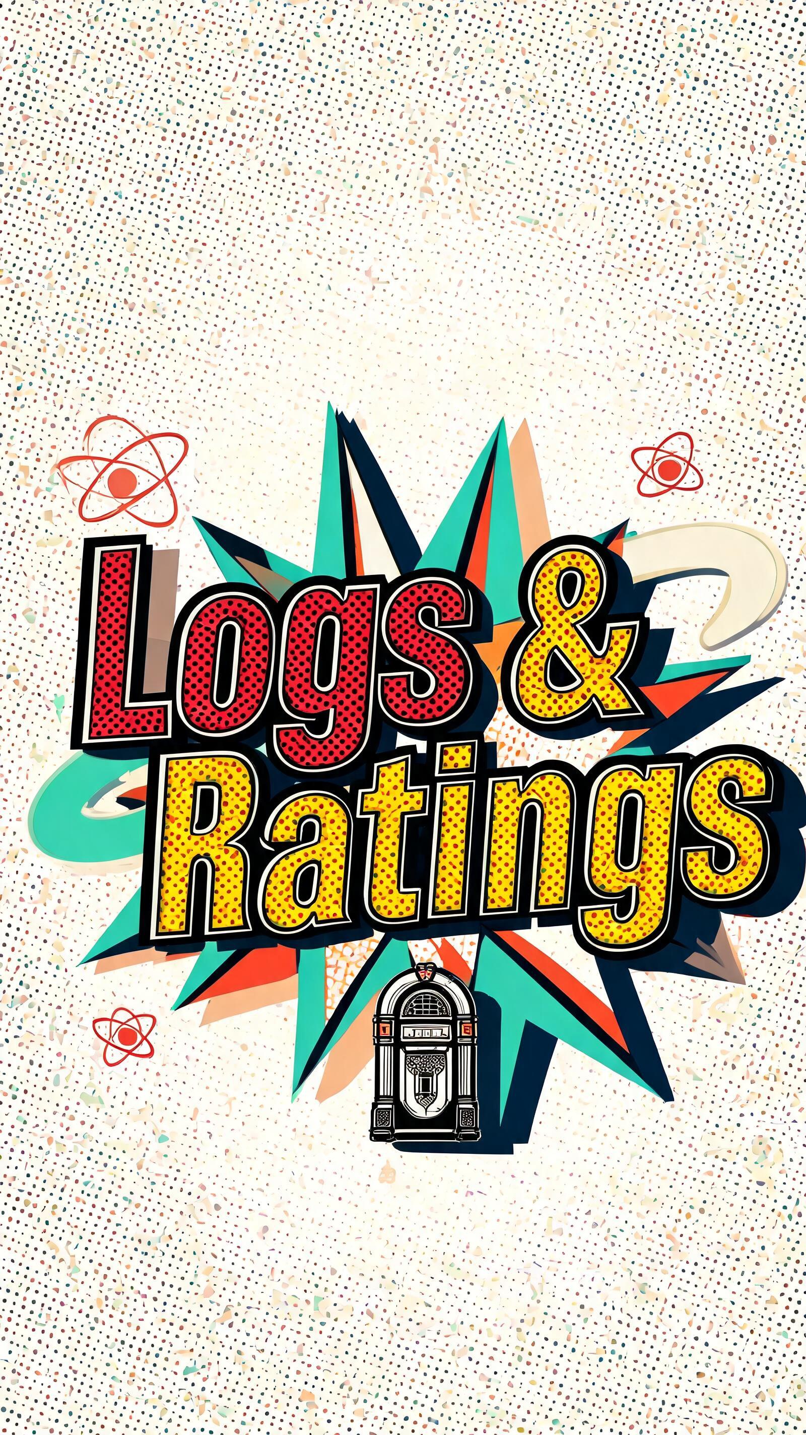 "Logs & Ratings " — Retro Pop | AI Text Effect Generator