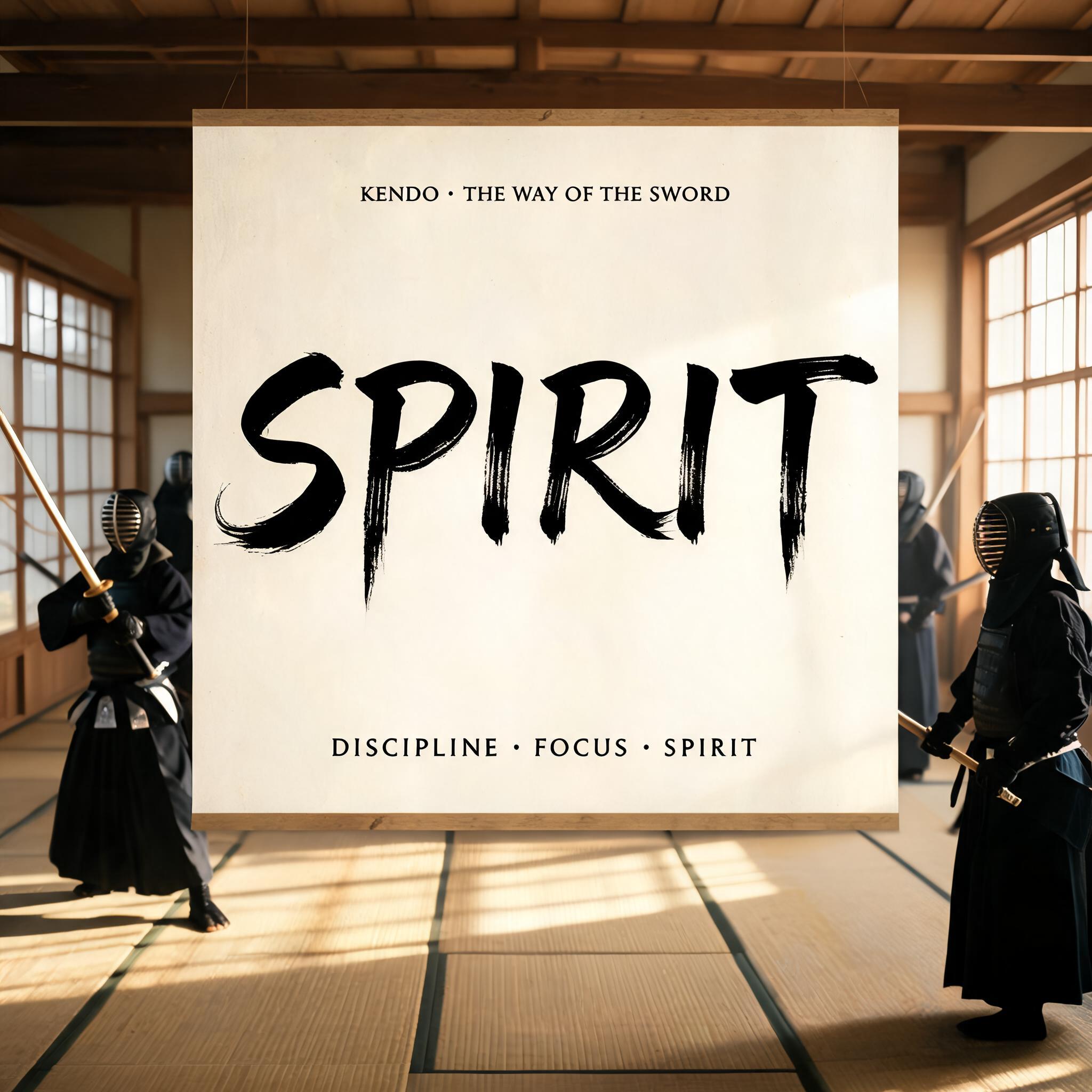 "SPIRIT" — Brush Japanese Ink | AI Text Effect Generator