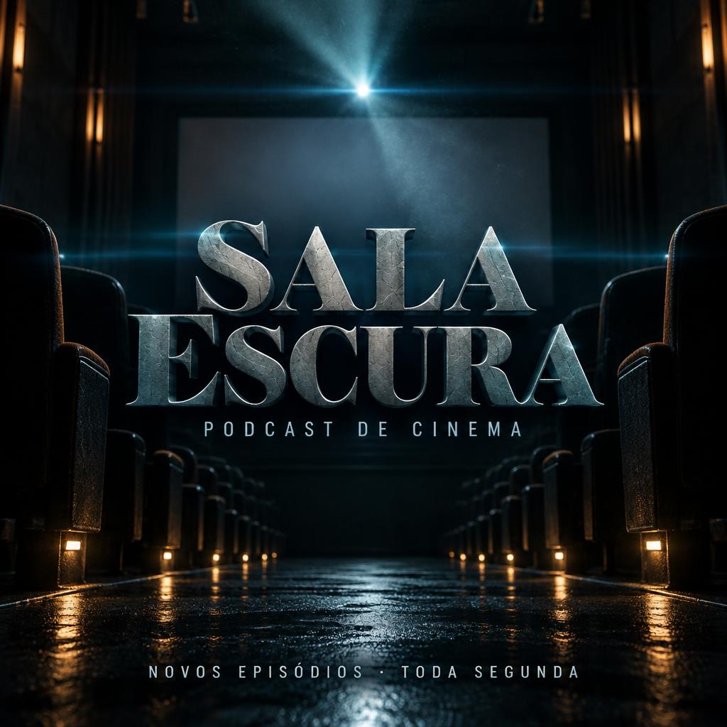 "Sala Escura
podcast de cinema
NOVOS EPISÓDIOS · TODA SEGUNDA" — Cinematic | AI Text Effect Generator