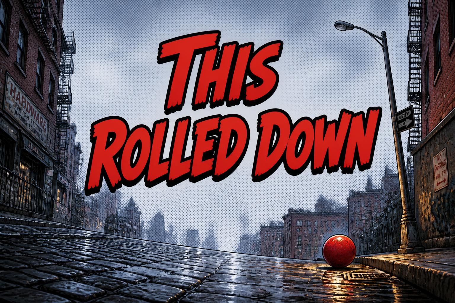 "This rolled down" —  | AI Text Effect Generator
