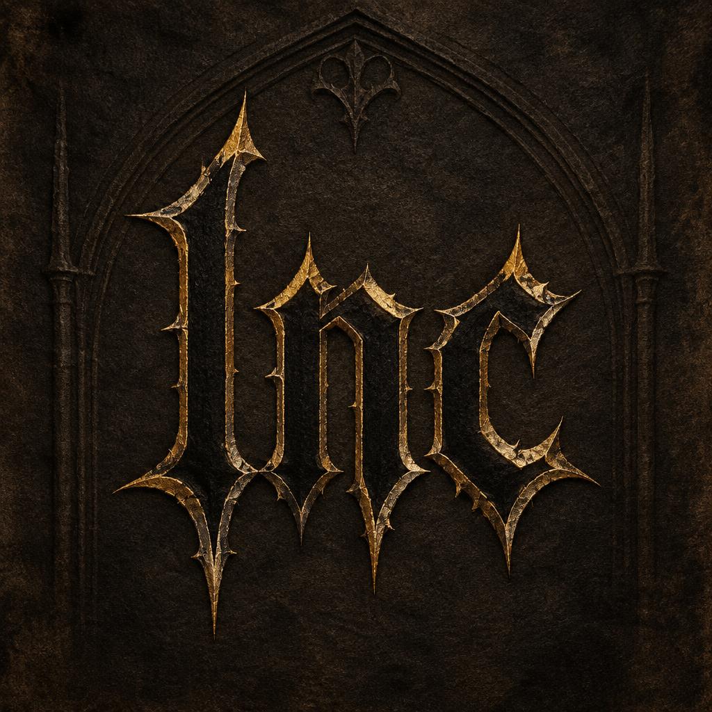 "lnc" — Gothic Font | AI Text Effect Generator