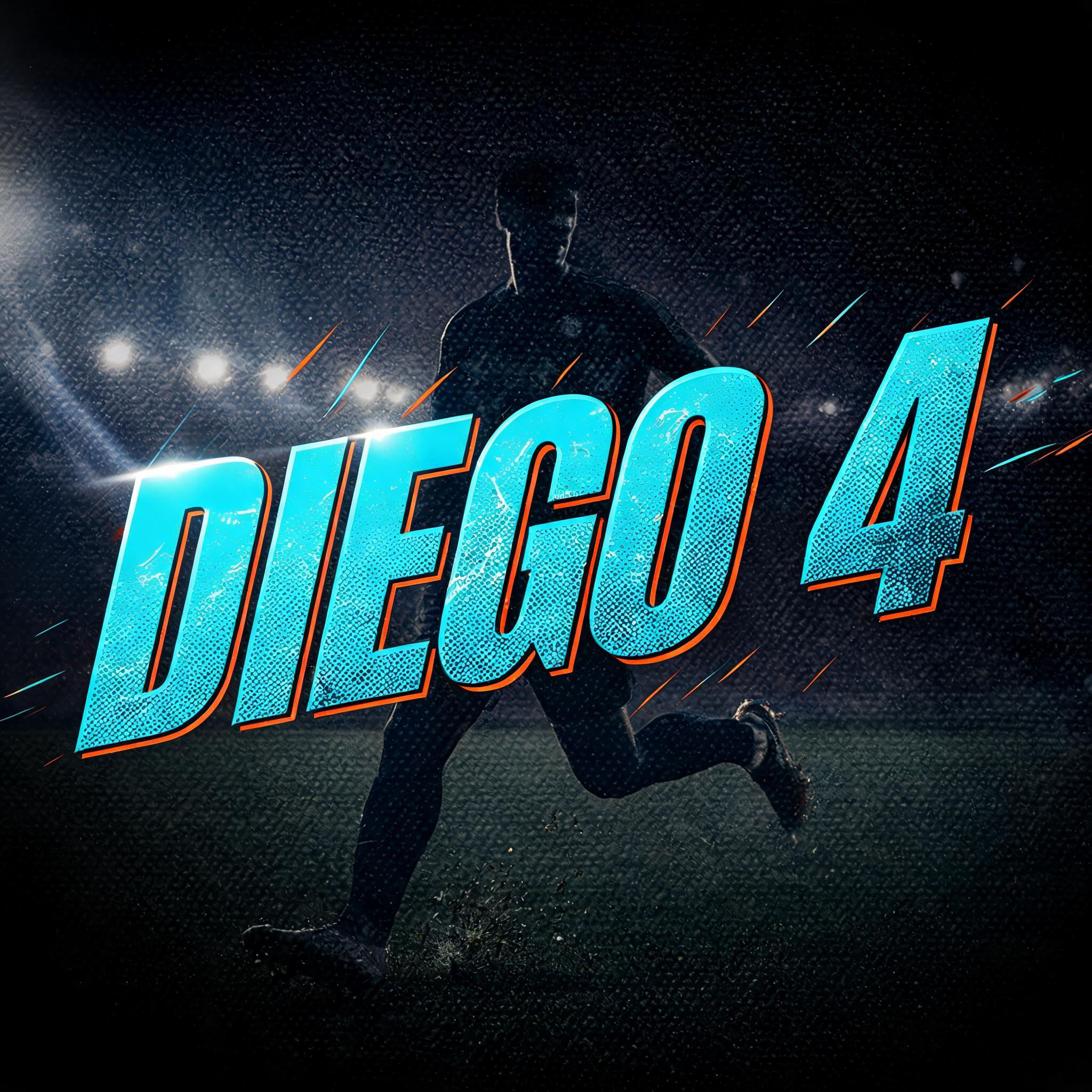 "DIEGO 4" — Sports | AI Text Effect Generator