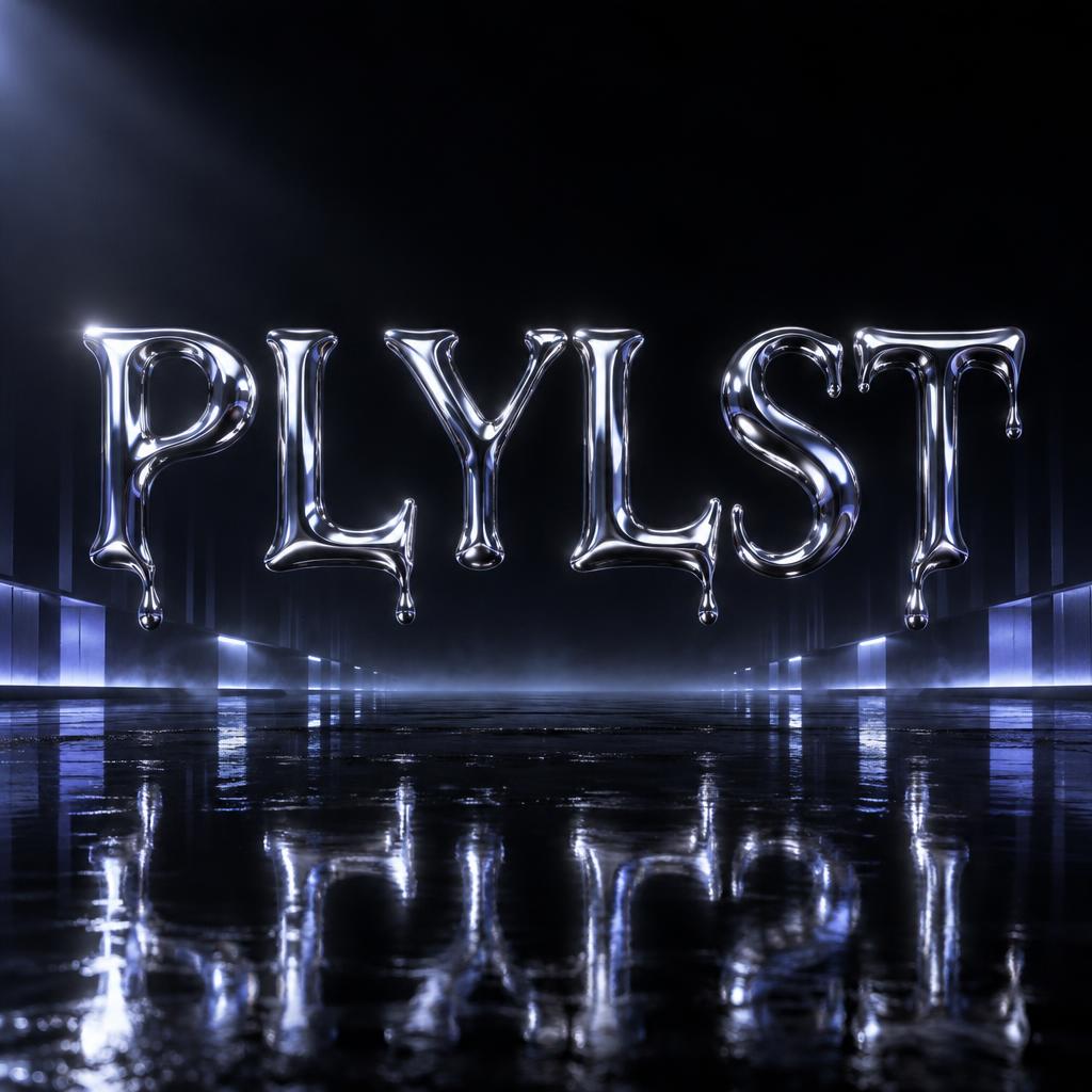 "PLYLST" —  | AI Text Effect Generator