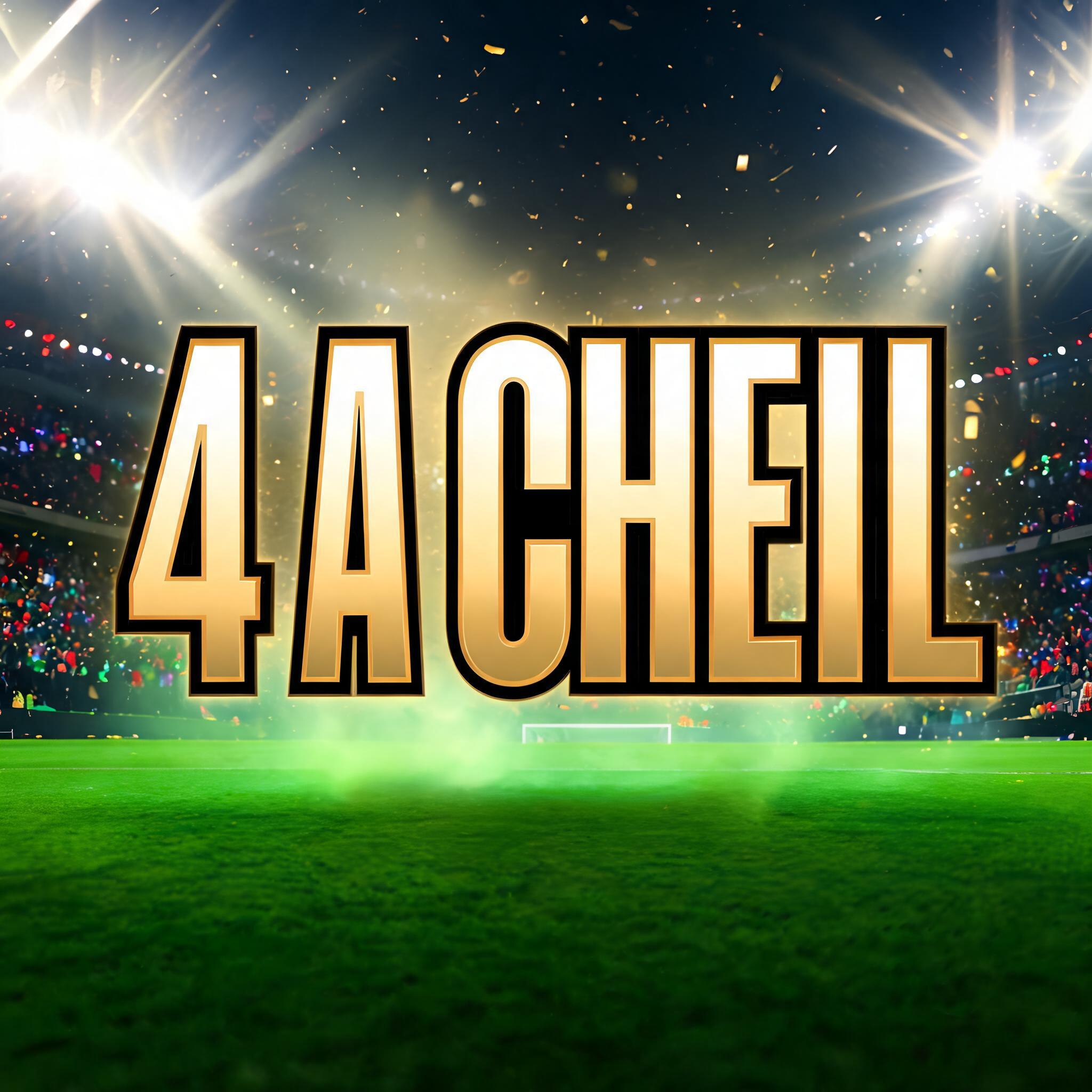 "4 A CHEIL" — Sports Football | AI Text Effect Generator