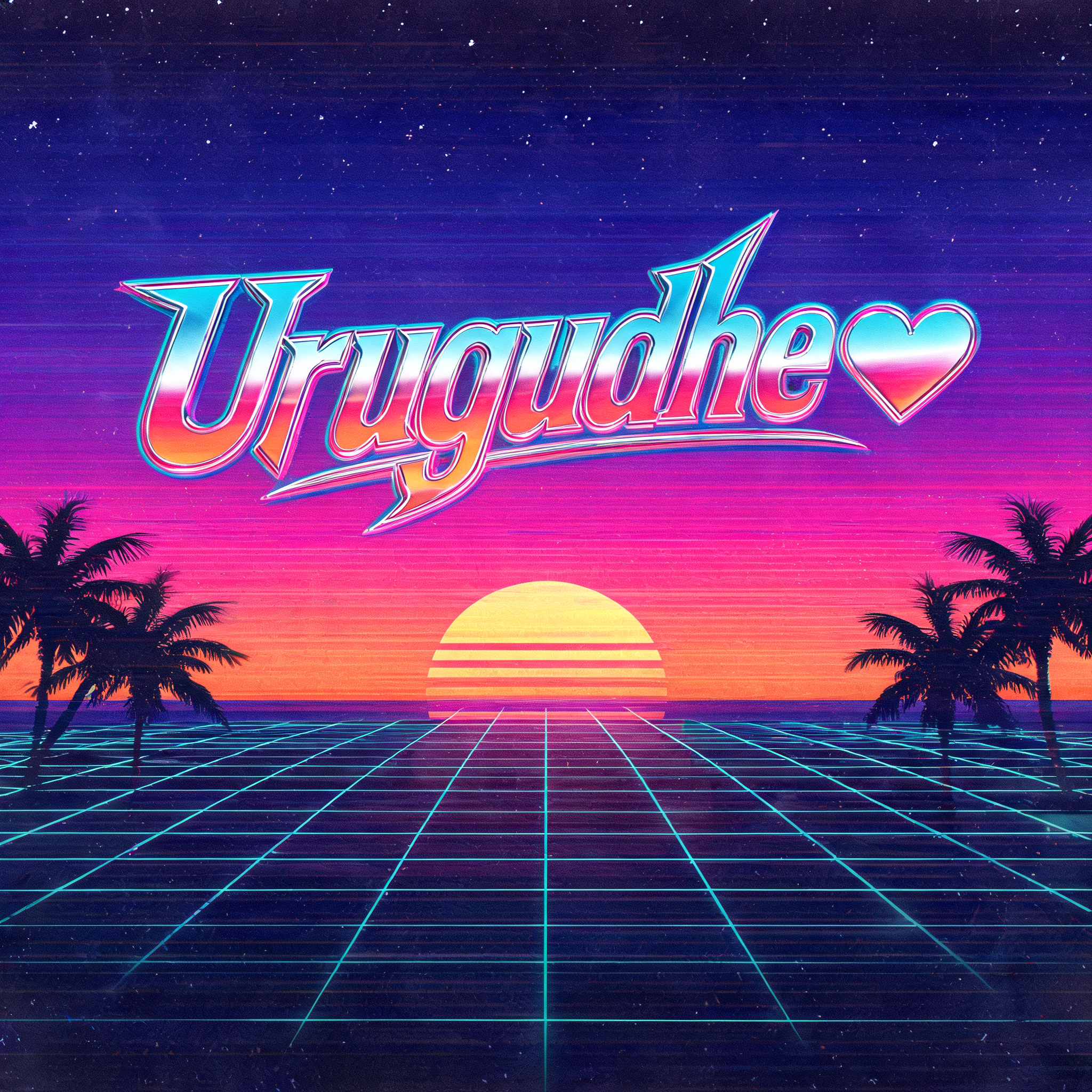 "Urugudhe❤️" — Synthwave text effect