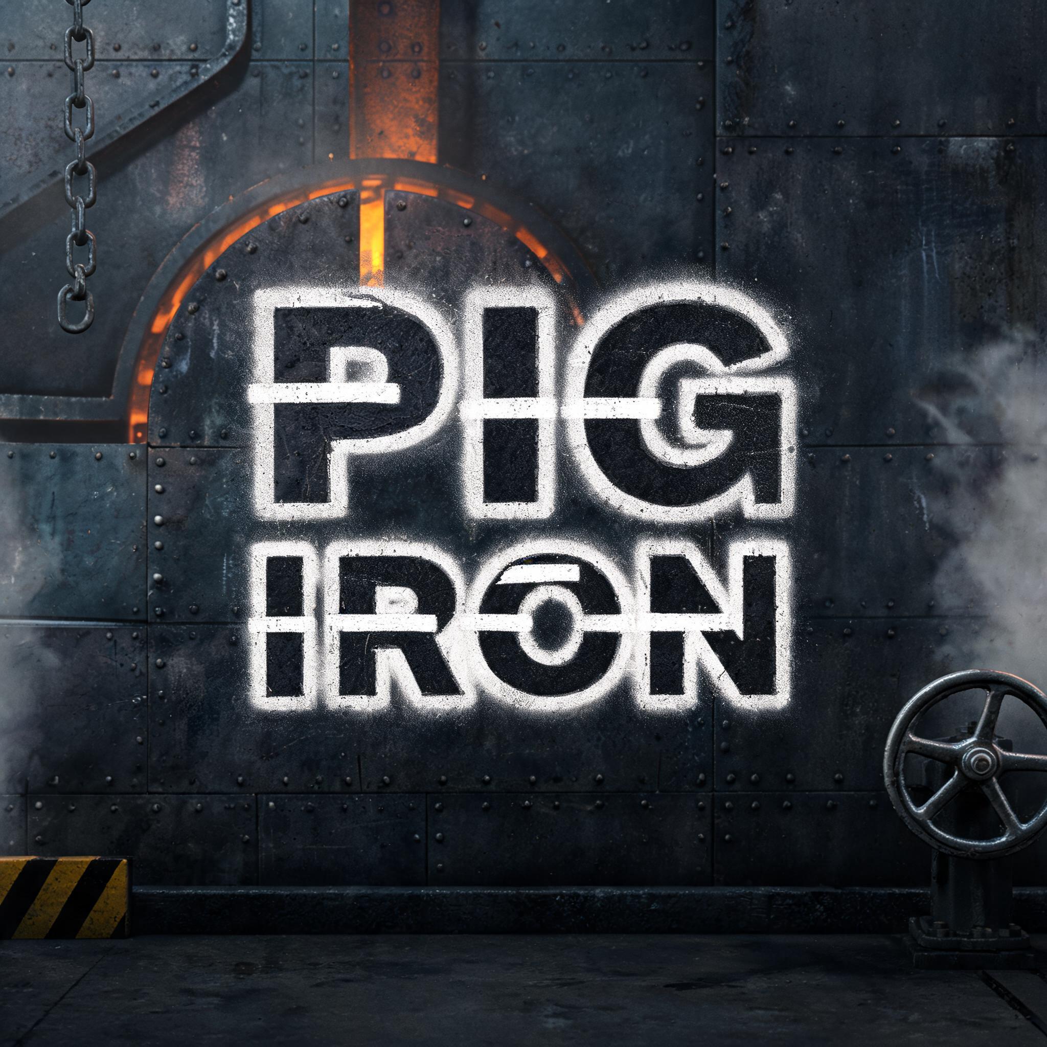 "Pig Iron" —  | AI Text Effect Generator
