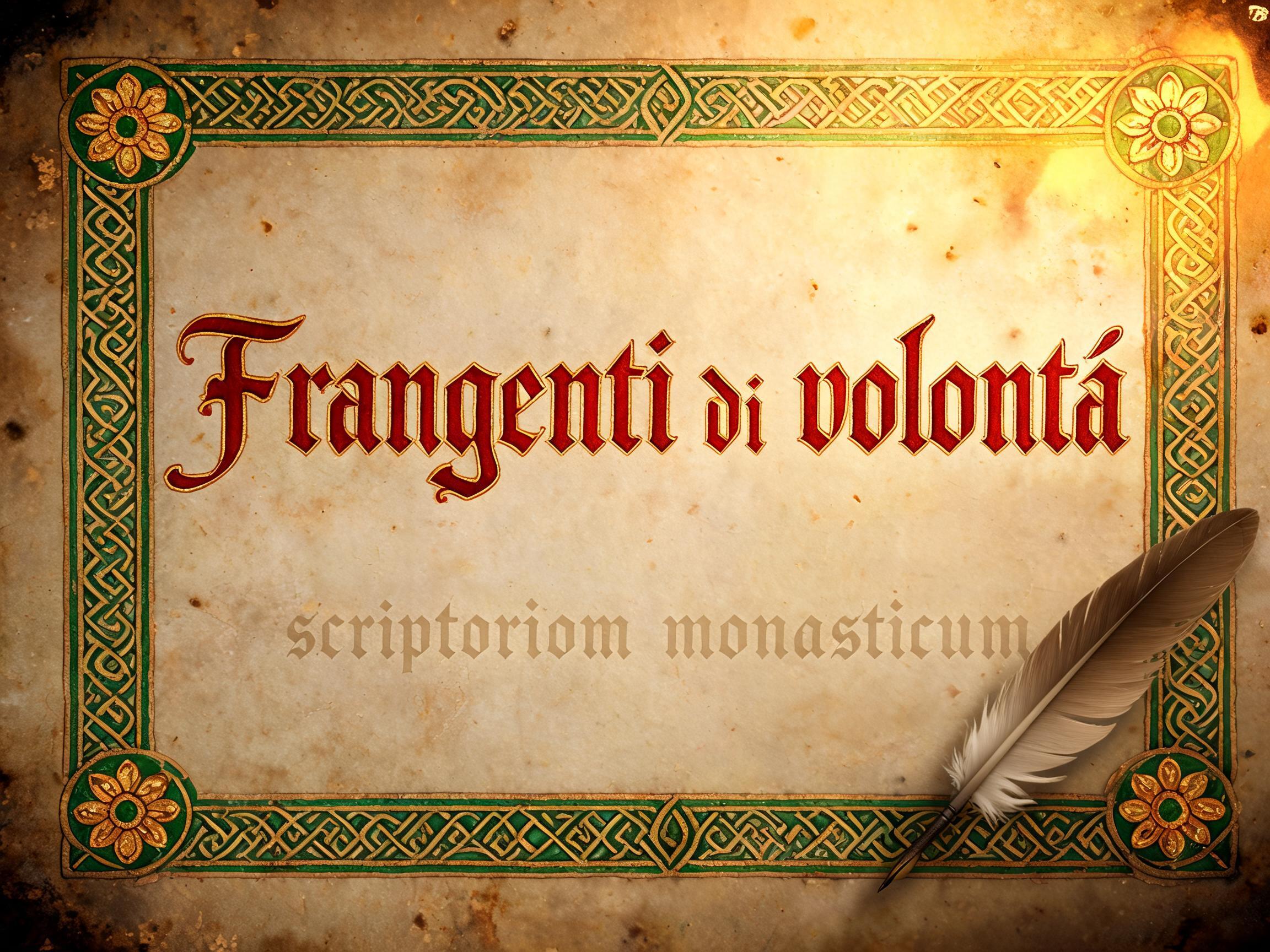 "Frangenti di volontà" — Medieval | AI Text Effect Generator