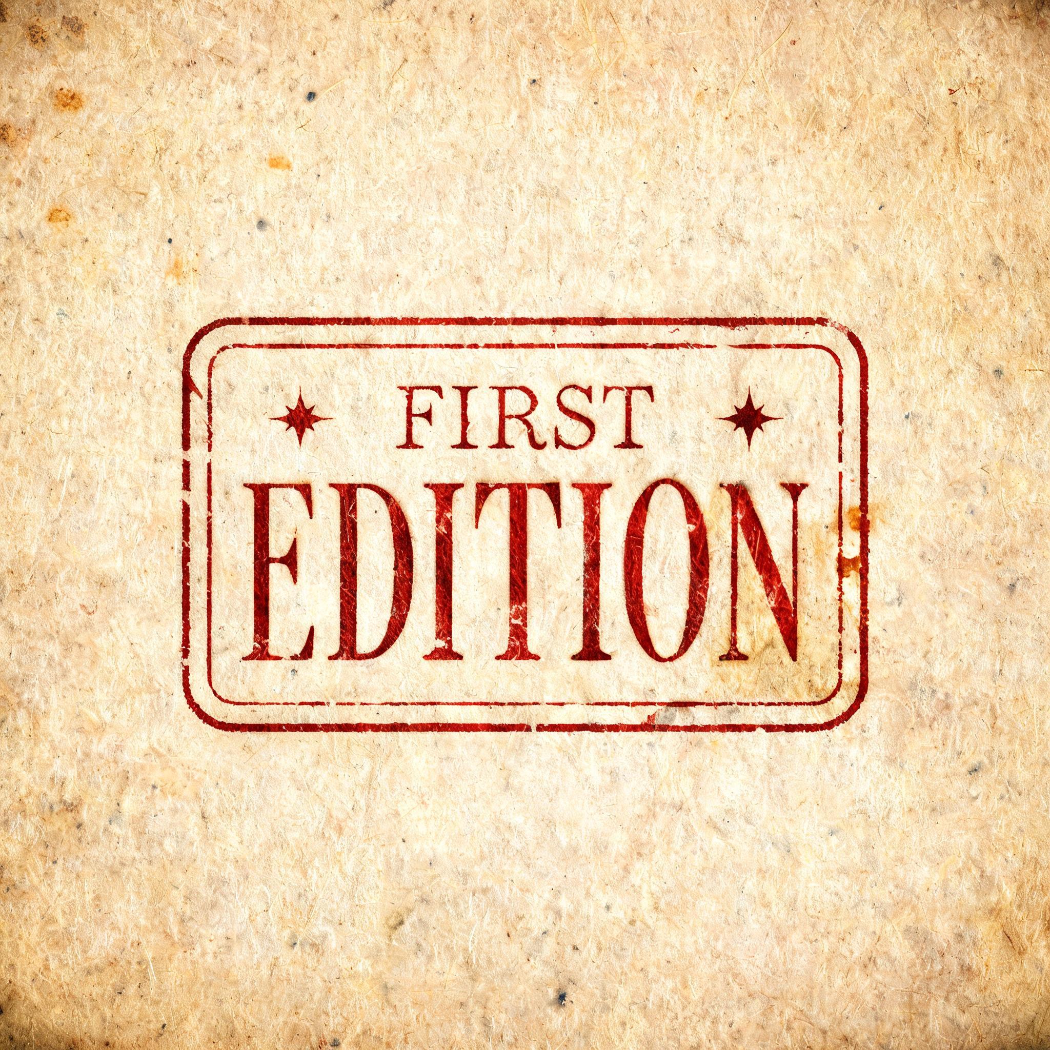 "FIRST
EDITION" — Vintage | AI Text Effect Generator