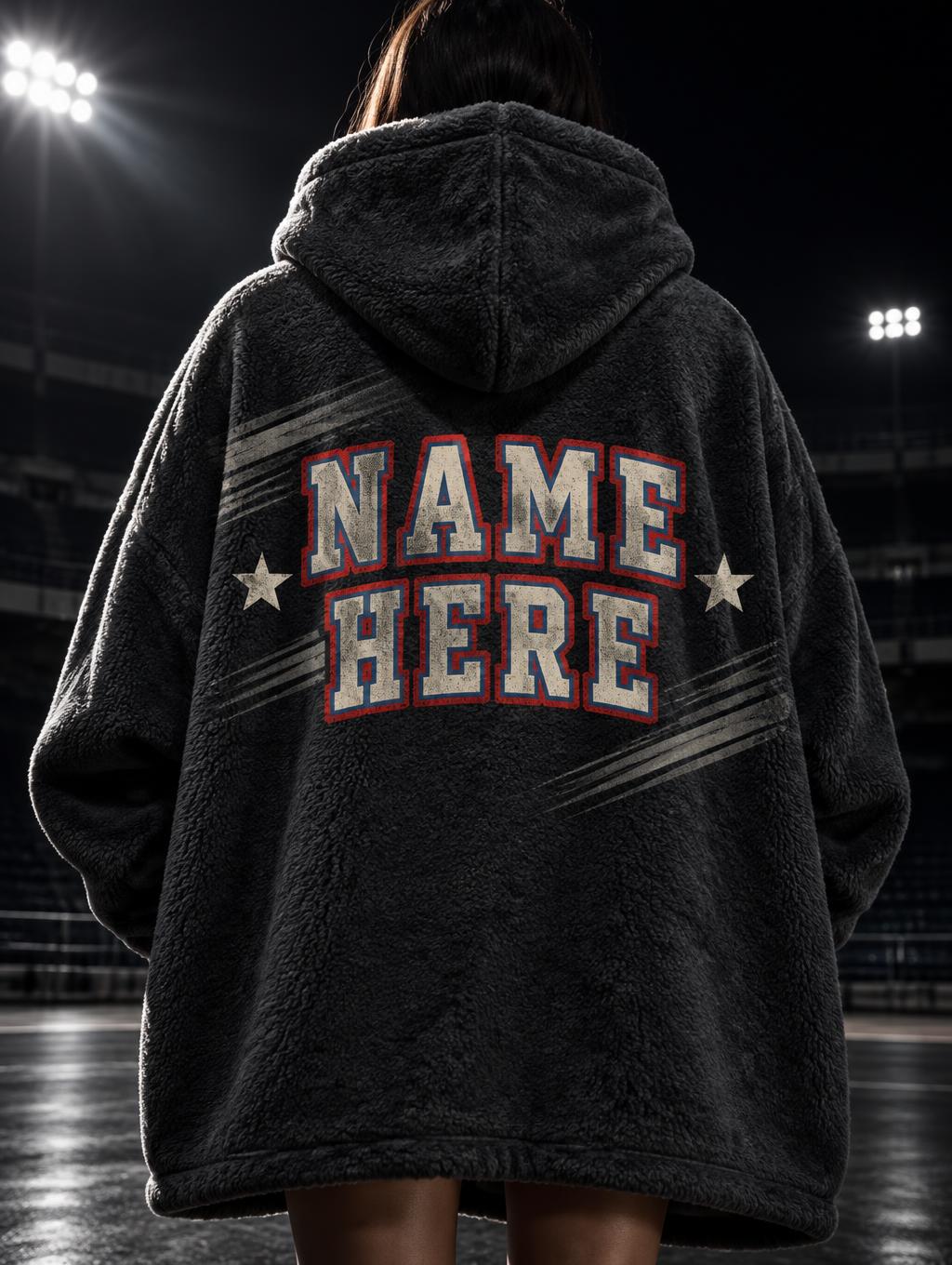"Name here" — Sports text effect