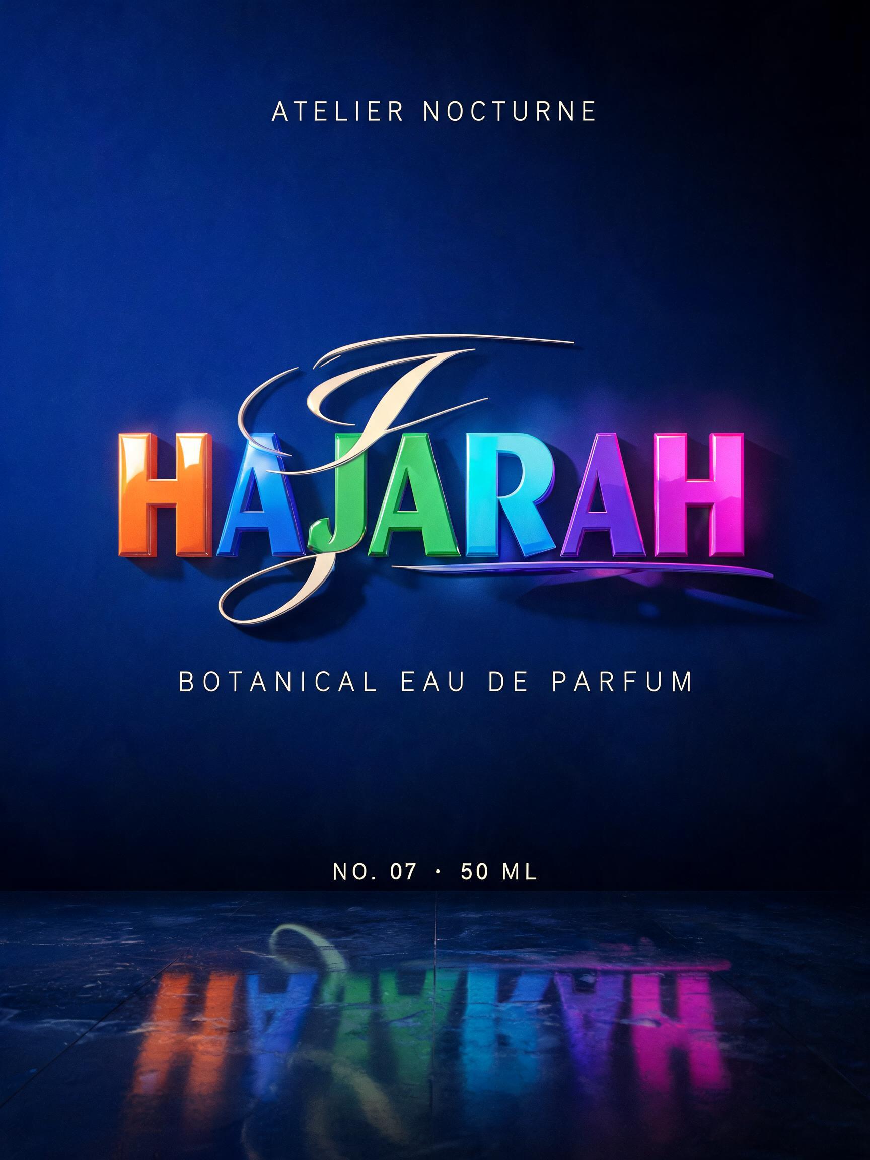 "HAJARAH" — 3d Bold | AI Text Effect Generator