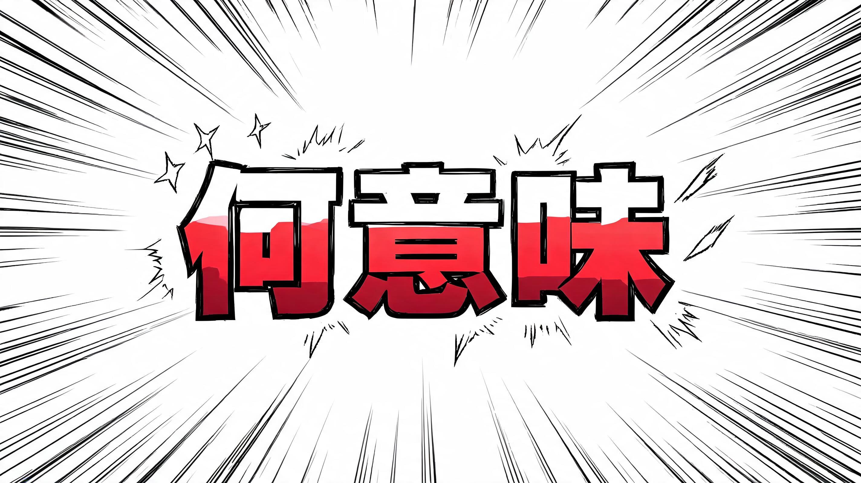 "何意味" — Anime | AI Text Effect Generator