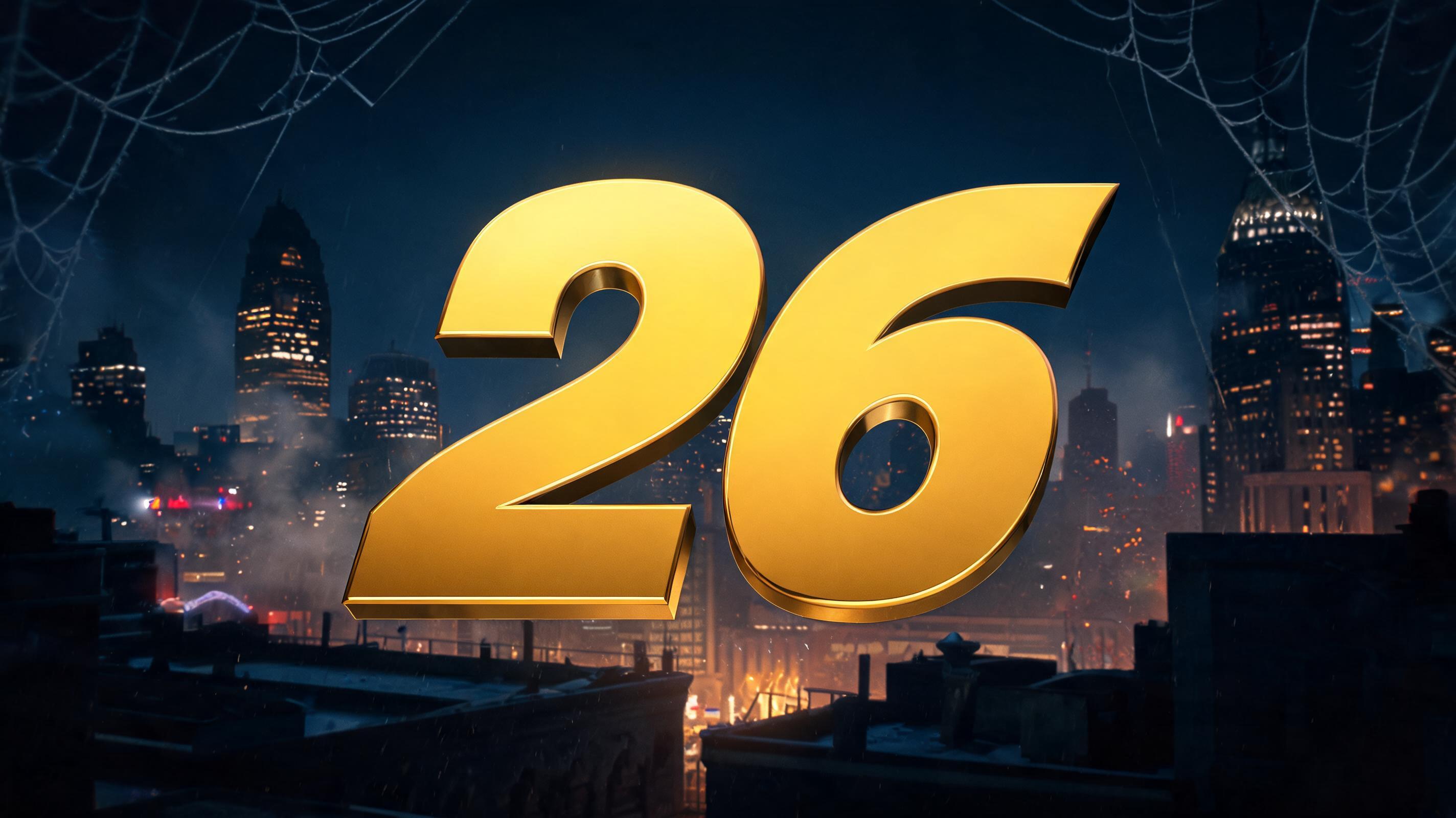 "26" — Spider Hero | AI Text Effect Generator