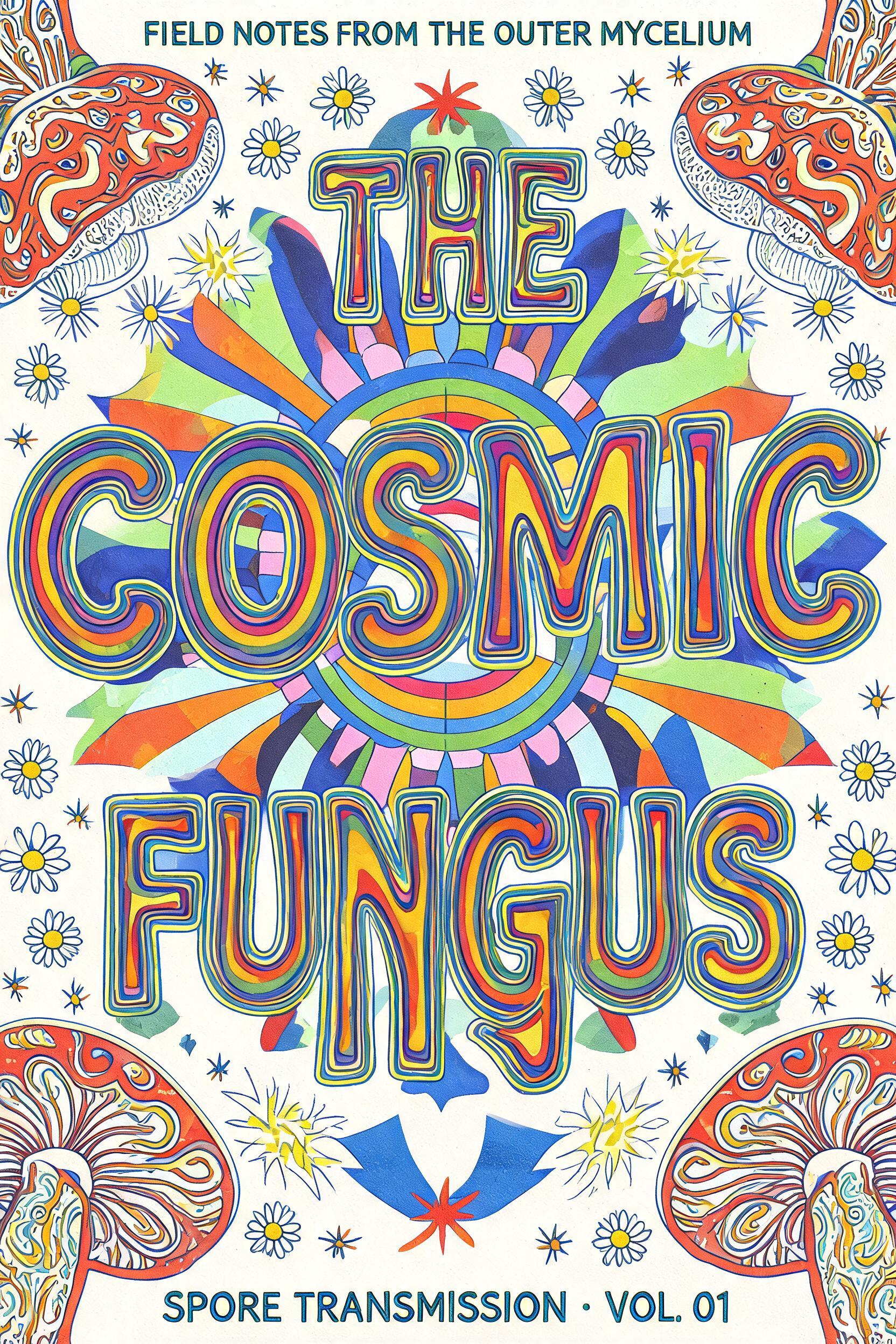 "The cosmic fungus" — Psychedelic text effect