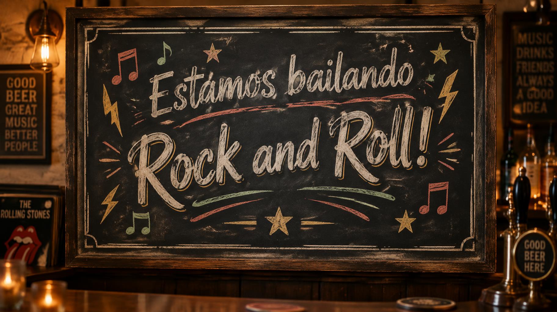 "Estamos bailando
Rock and Roll!" — Chalk | AI Text Effect Generator