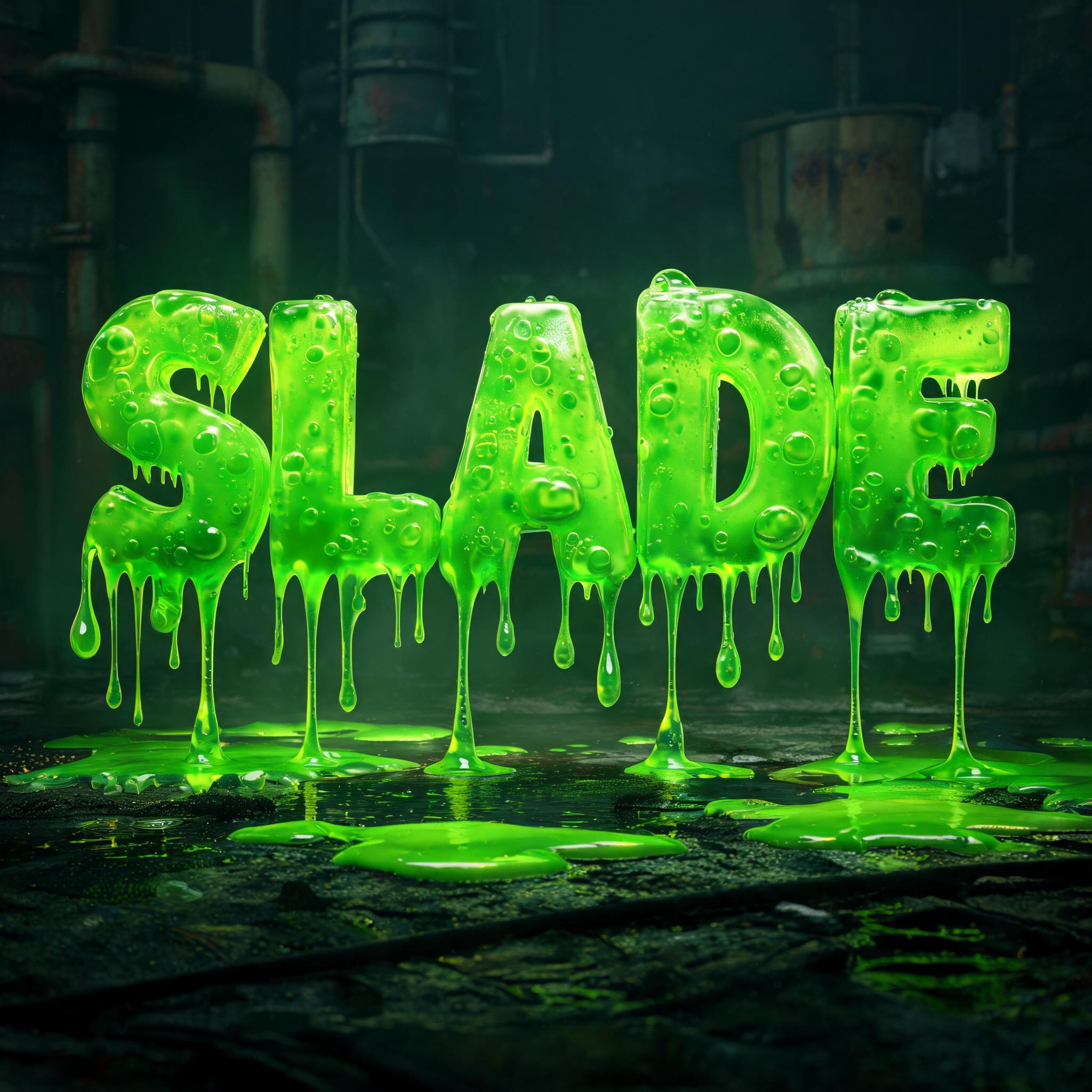 "Slade" — Drip Font | AI Text Effect Generator