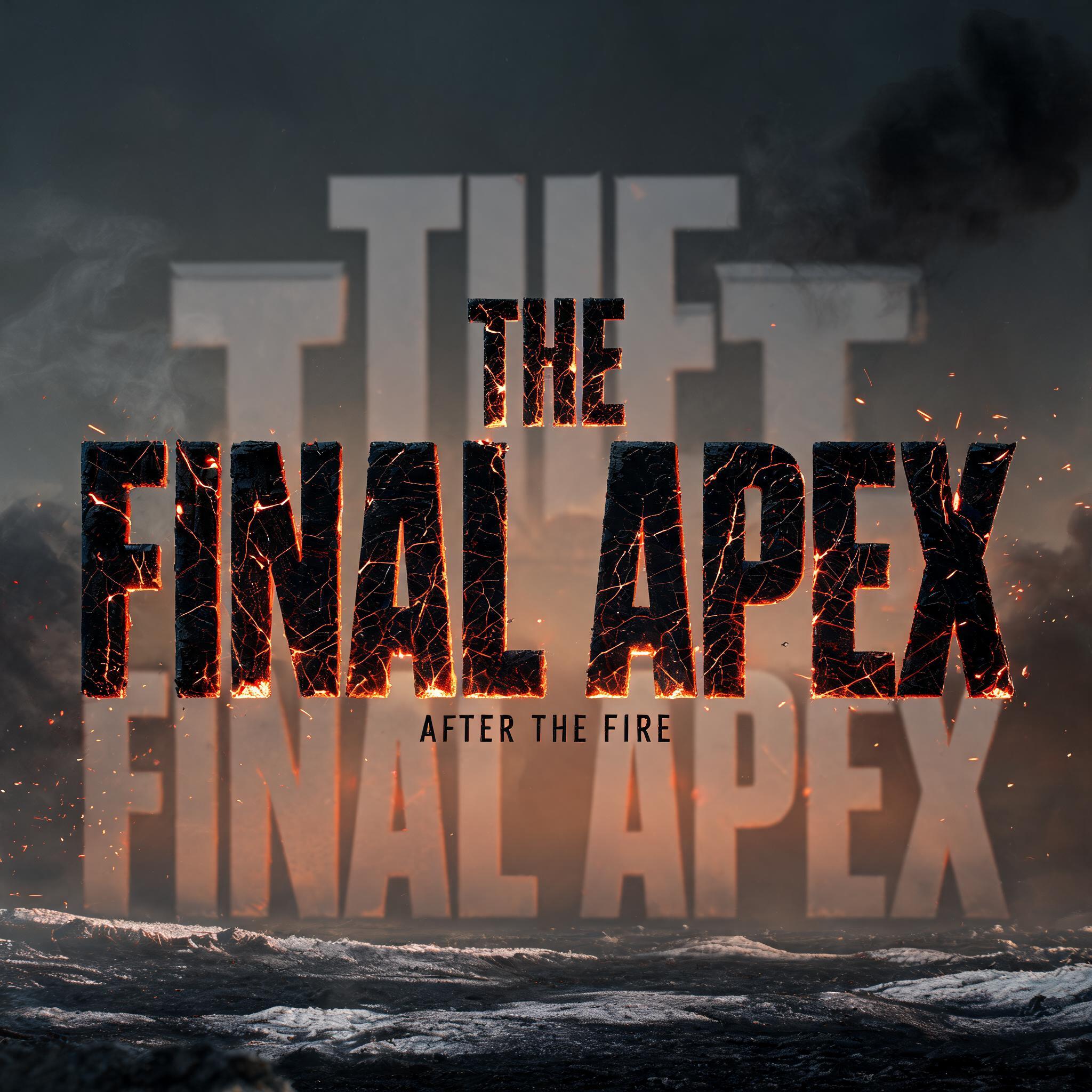 "THE 
FINAL APEX" — Fire Smoke | AI Text Effect Generator