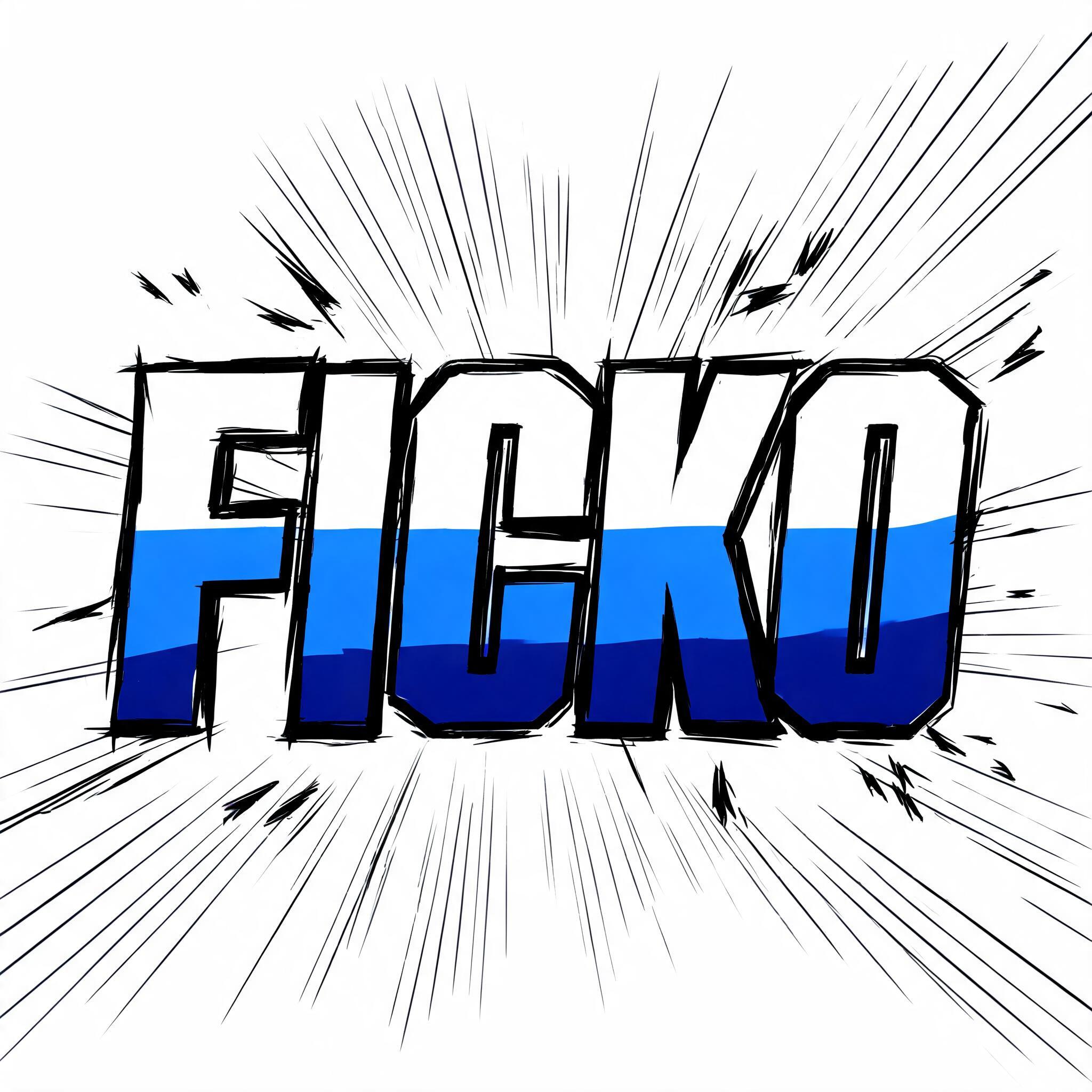 "Ficko" — Anime | AI Text Effect Generator