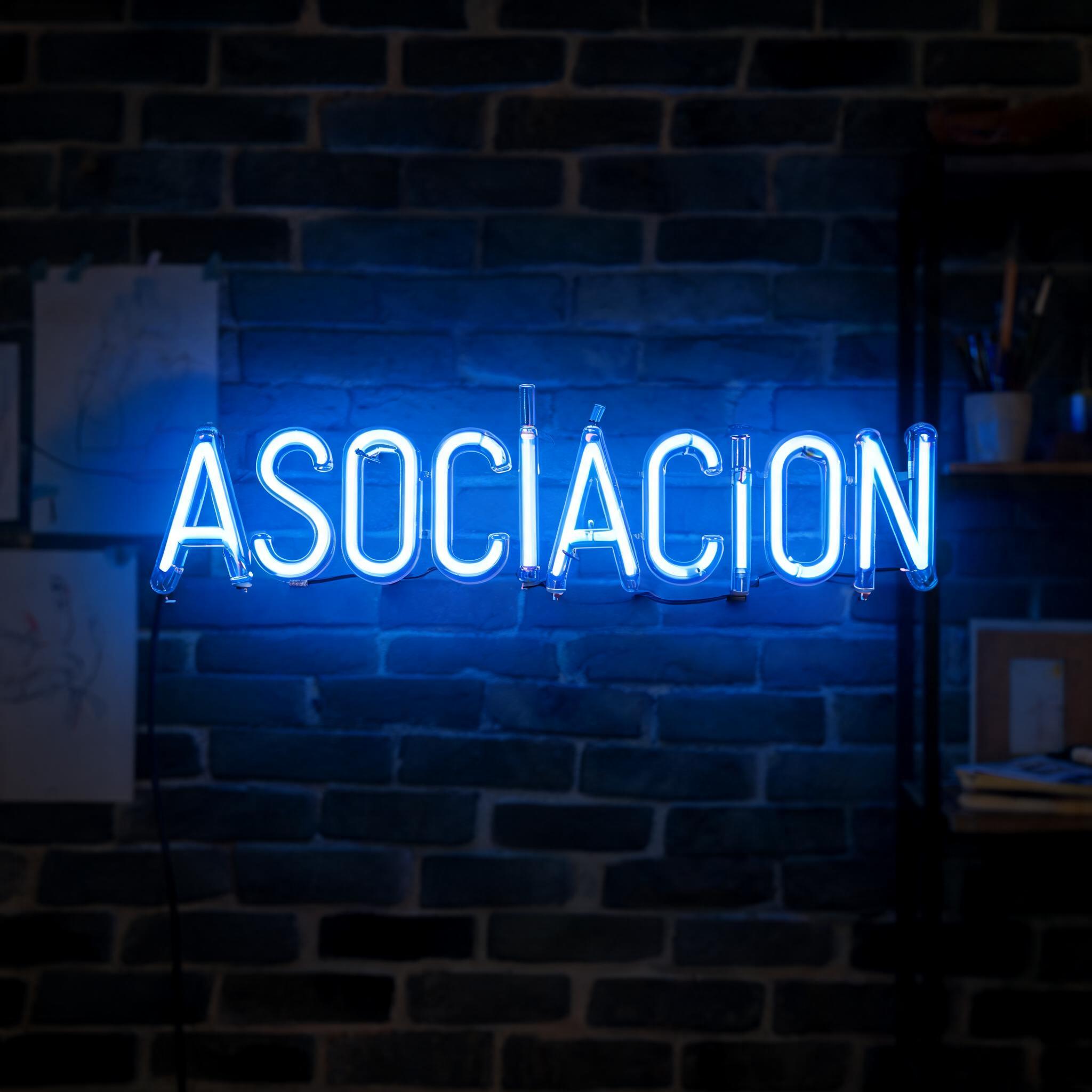 "ASOCIACION" — Neon Sign | AI Text Effect Generator