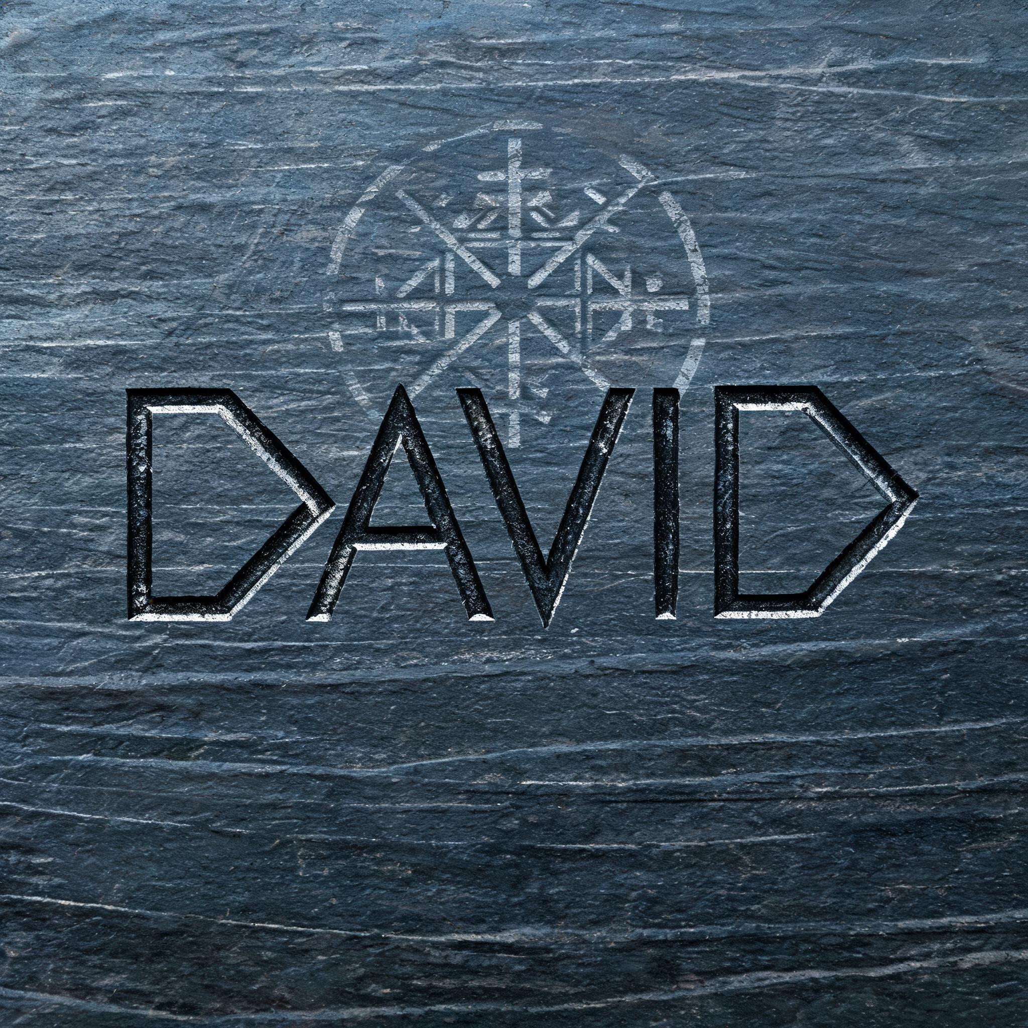 "David" — Viking | AI Text Effect Generator