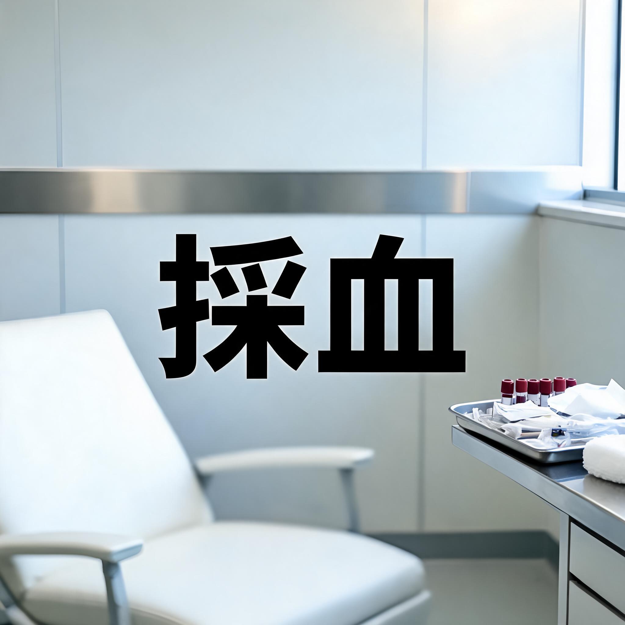 "採血" —  | AI Text Effect Generator