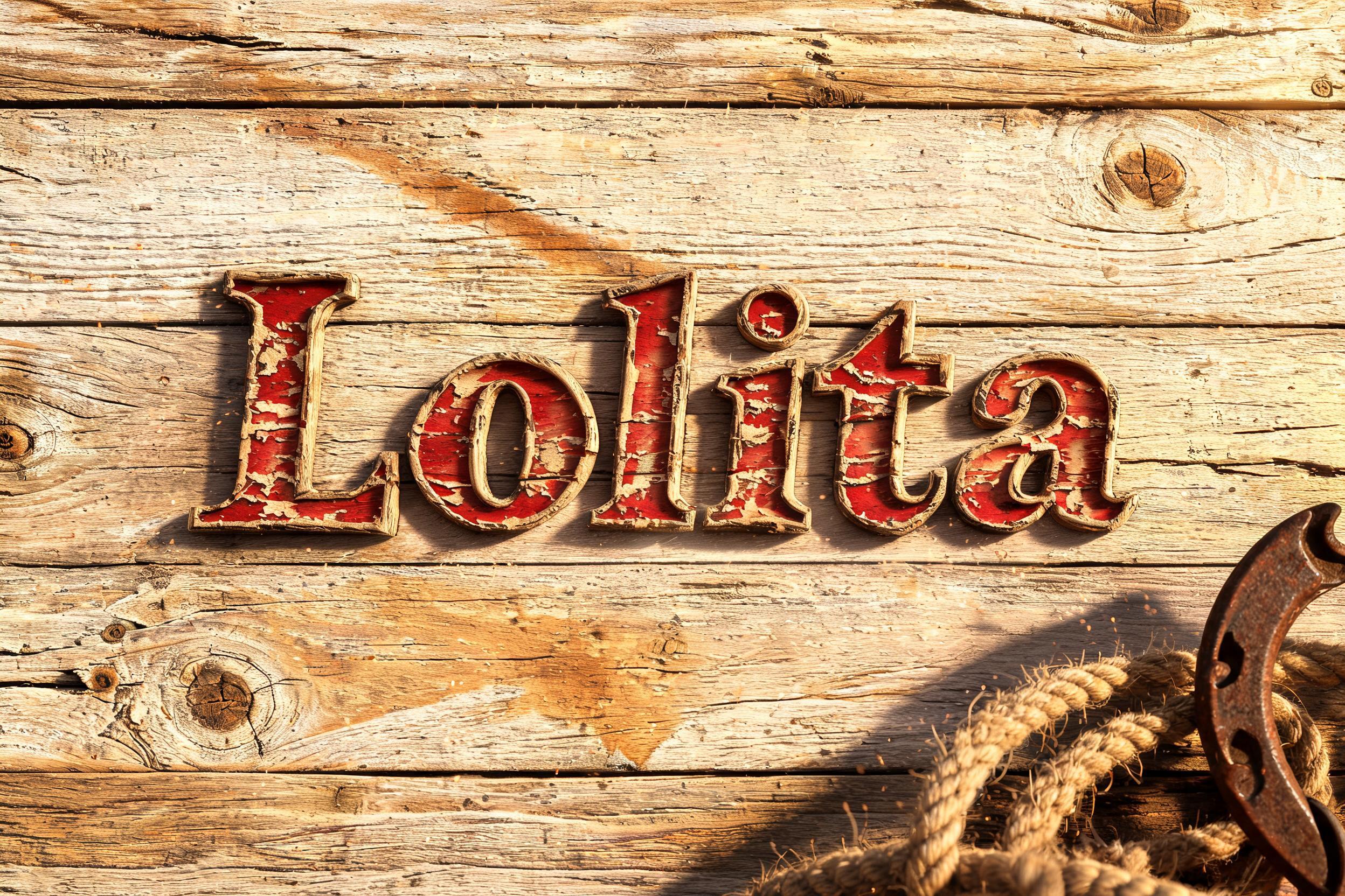 "Lolita" — Western | AI Text Effect Generator