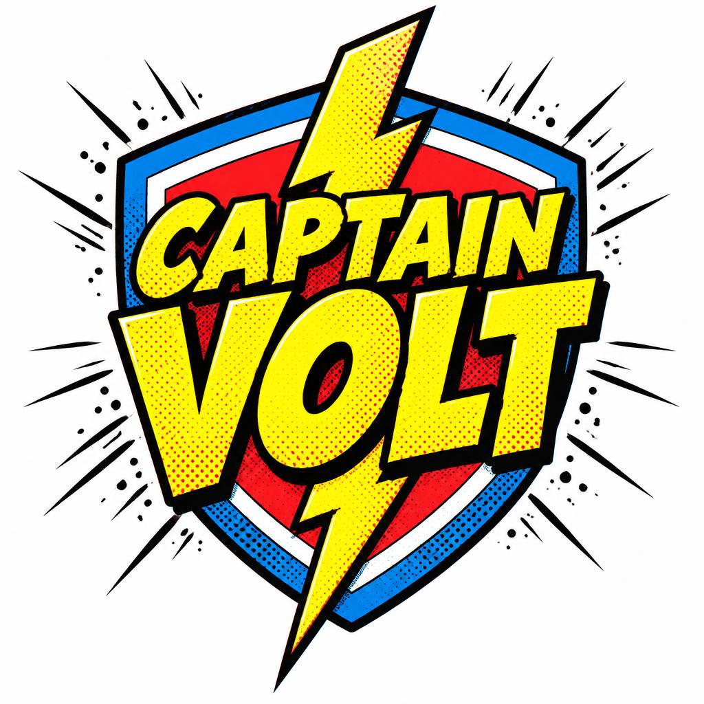 "CAPTAIN VOLT" — Comic Book text effect