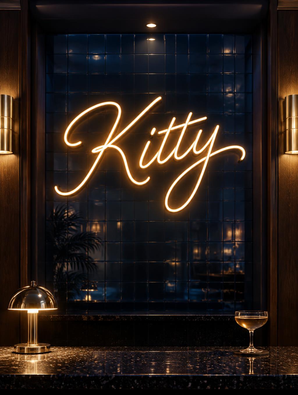 "Kitty" —  | AI Text Effect Generator