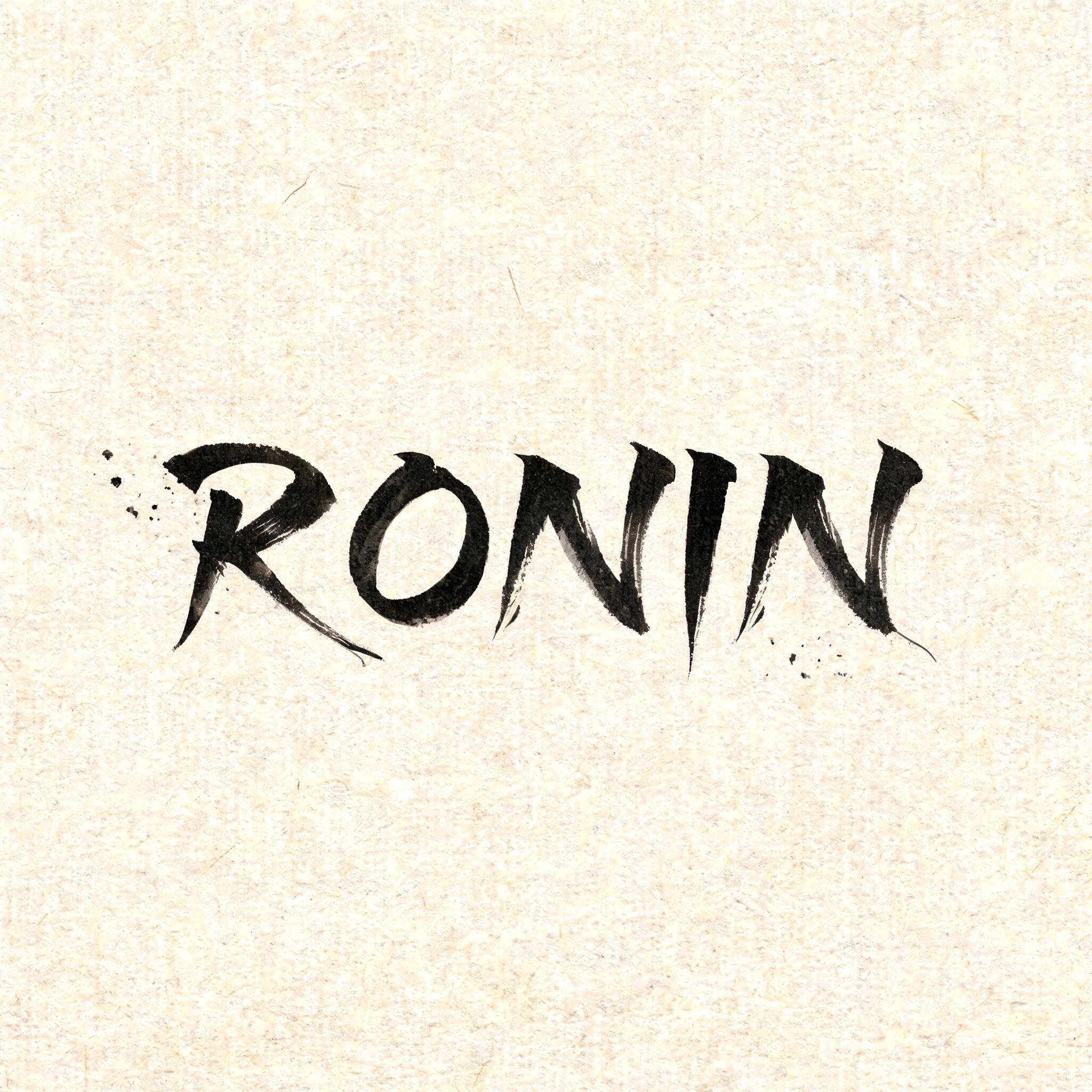 "RONIN" — Brush Japanese Ink | AI Text Effect Generator