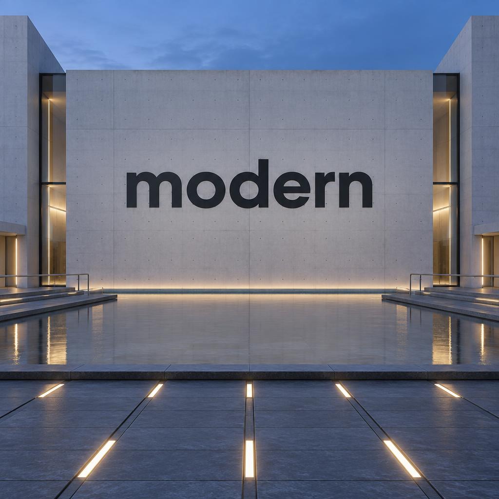 "modern" —  | AI Text Effect Generator