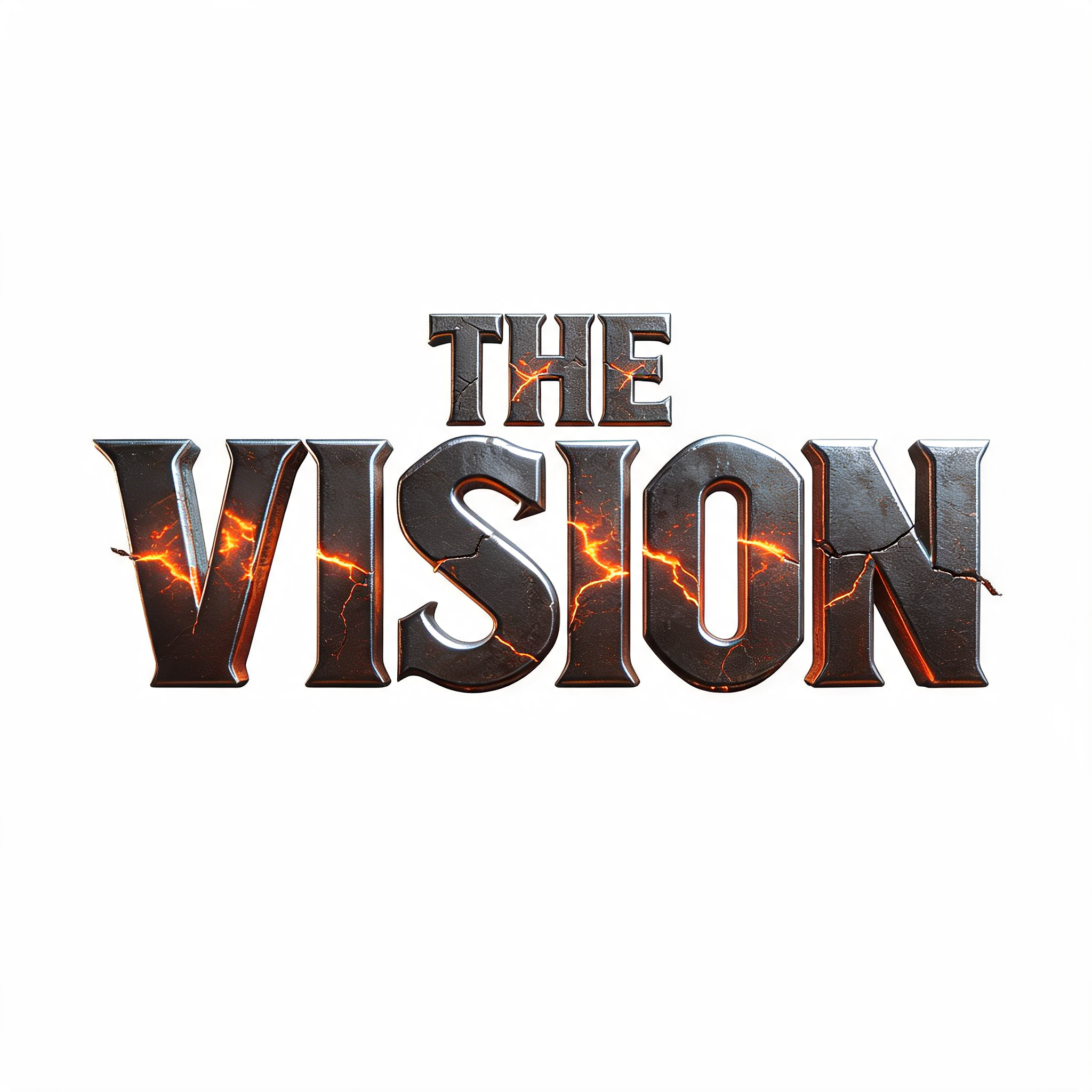 "THE VISION" — Post Apocalyptic | AI Text Effect Generator