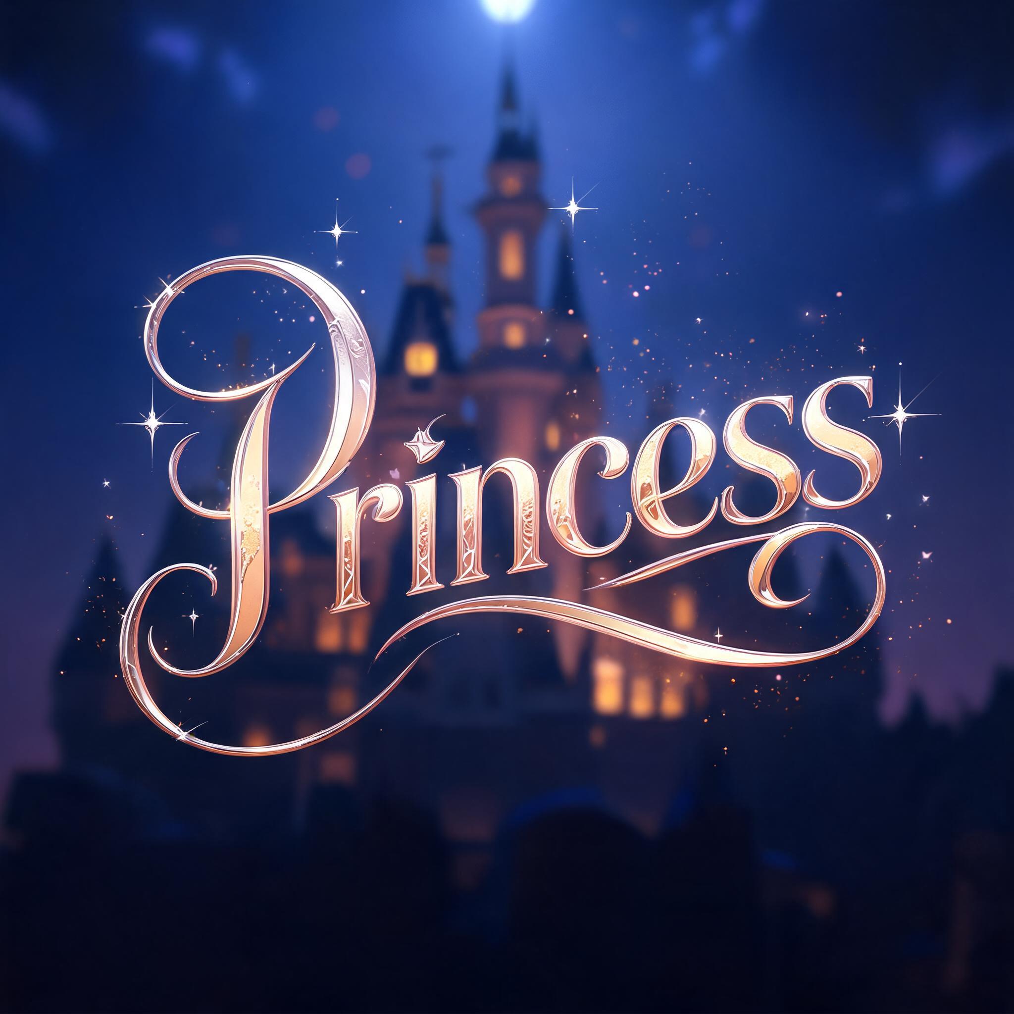 "Princess" — Fairy Tale | AI Text Effect Generator