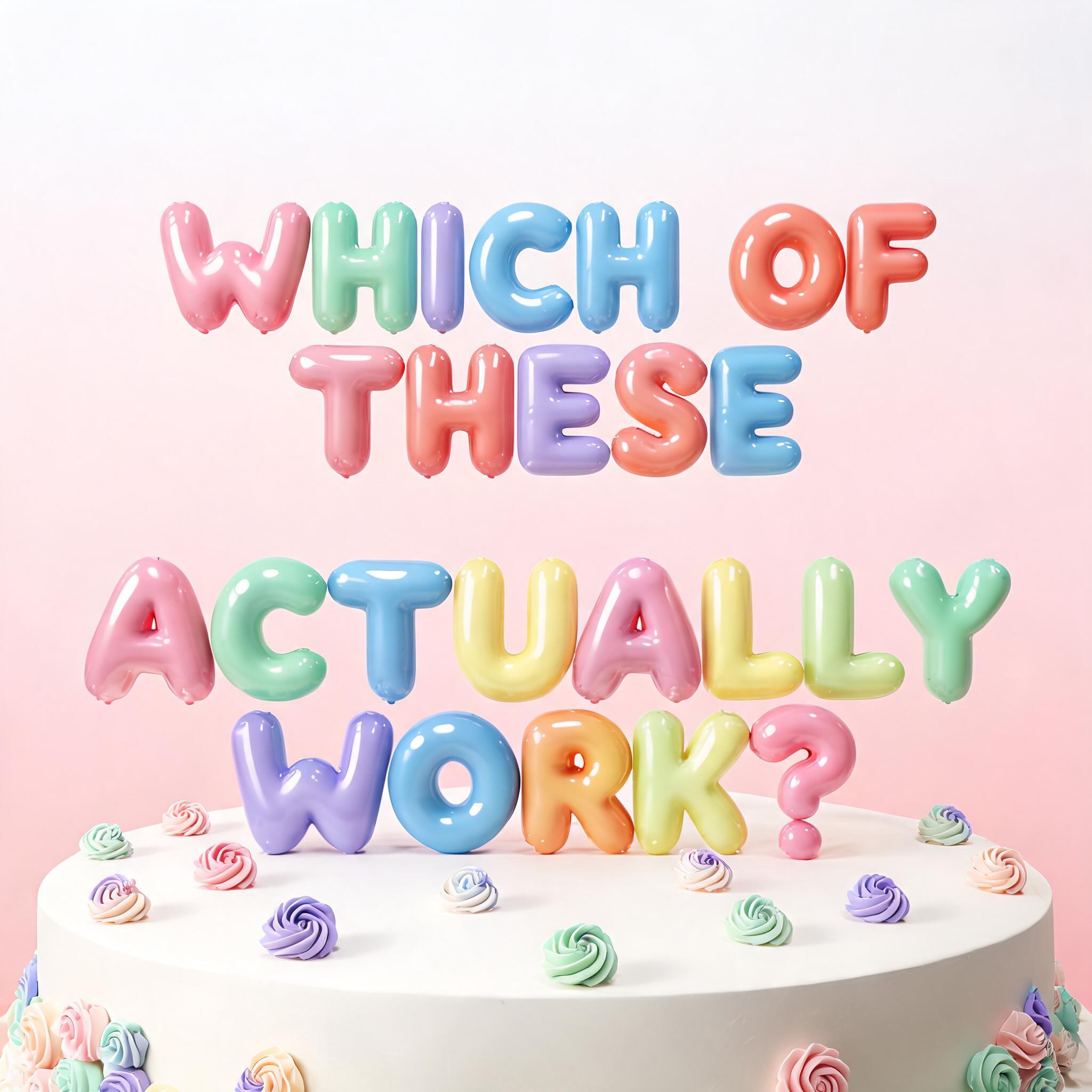 "WHICH OF THESE ACTUALLY WORK?" — 3d Bold Inflated | AI Text Effect Generator