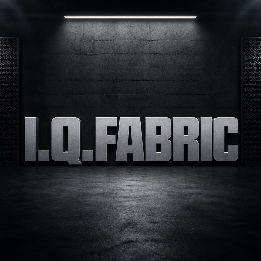 "I.Q.FABRIC" —  | AI Text Effect Generator