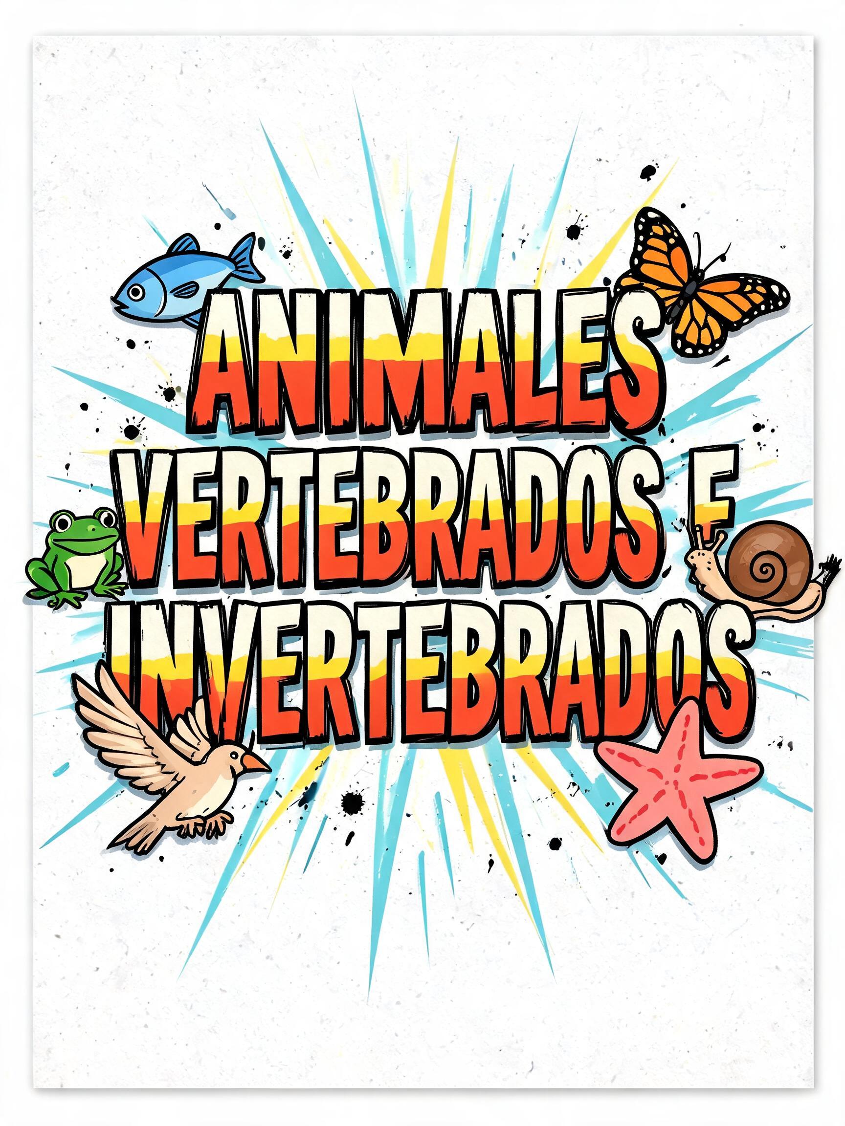 ANIMALES
VERTEBRADOS E
INVERTEBRADOS