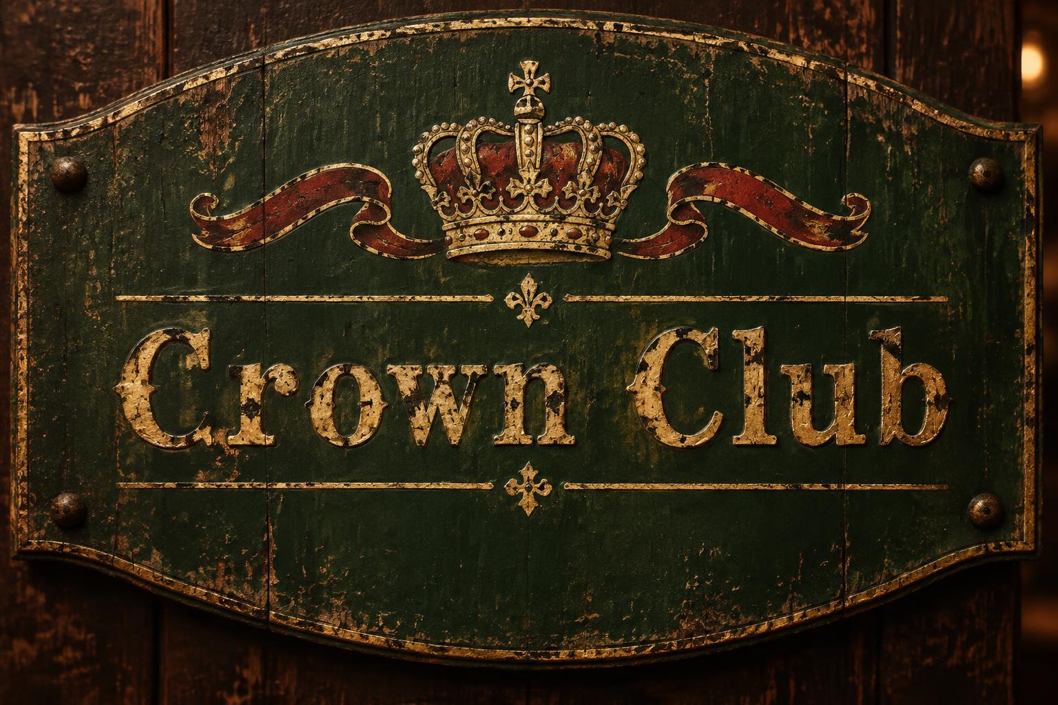 "Crown Club" — Vintage | AI Text Effect Generator