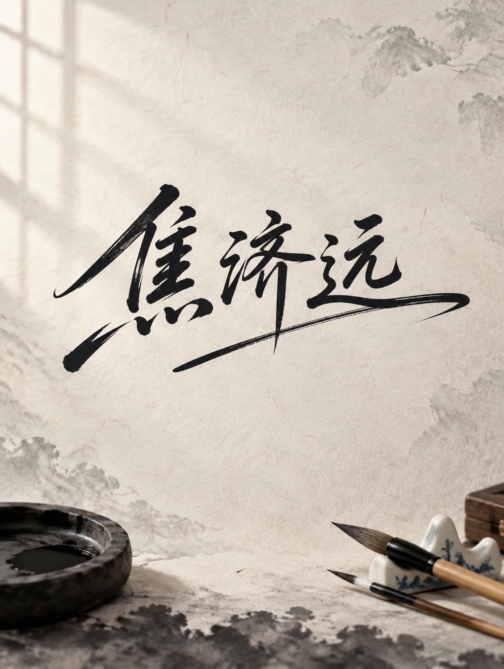 "焦济远" —  | AI Text Effect Generator