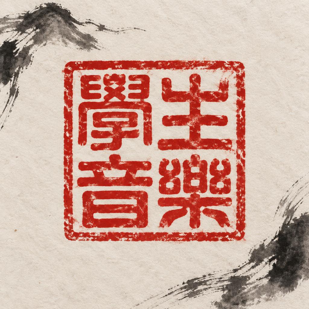 "學生音樂" — Brush Chinese Ink | AI Text Effect Generator