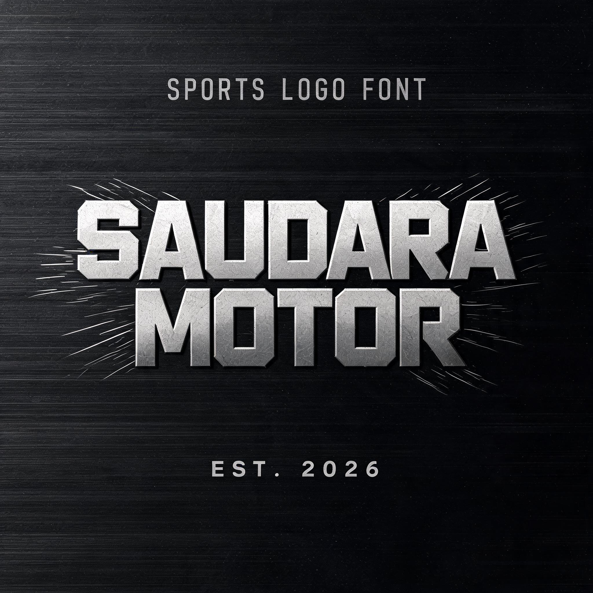 "SAUDARA MOTOR" — Sports | AI Text Effect Generator