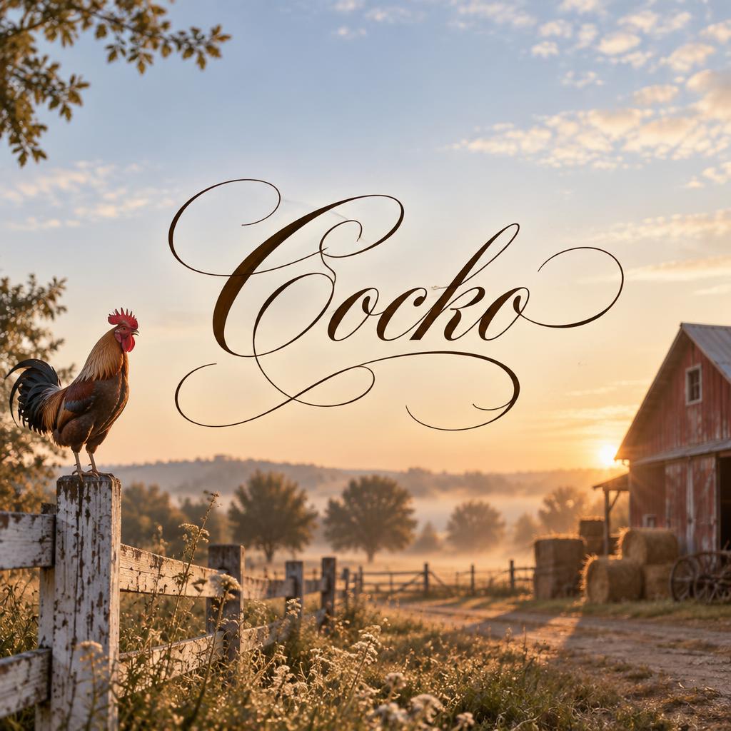 "Cocko" —  | AI Text Effect Generator